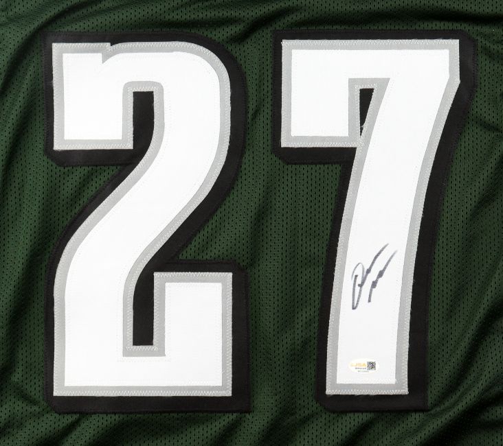 Quinyon Mitchell Philadelphia Signed Green Football Jersey JSA QR Hologram - Image 2