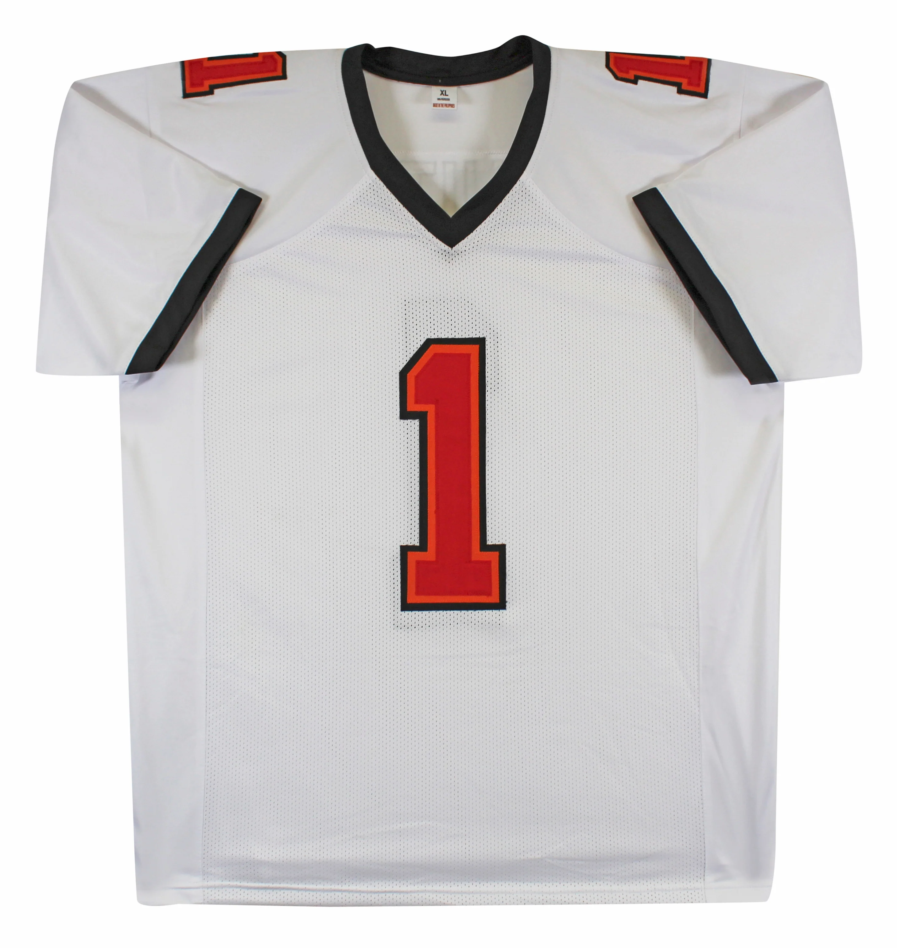 Rachaad White Authentic Signed White Pro Style Jersey Autographed BAS Witnessed - Image 4