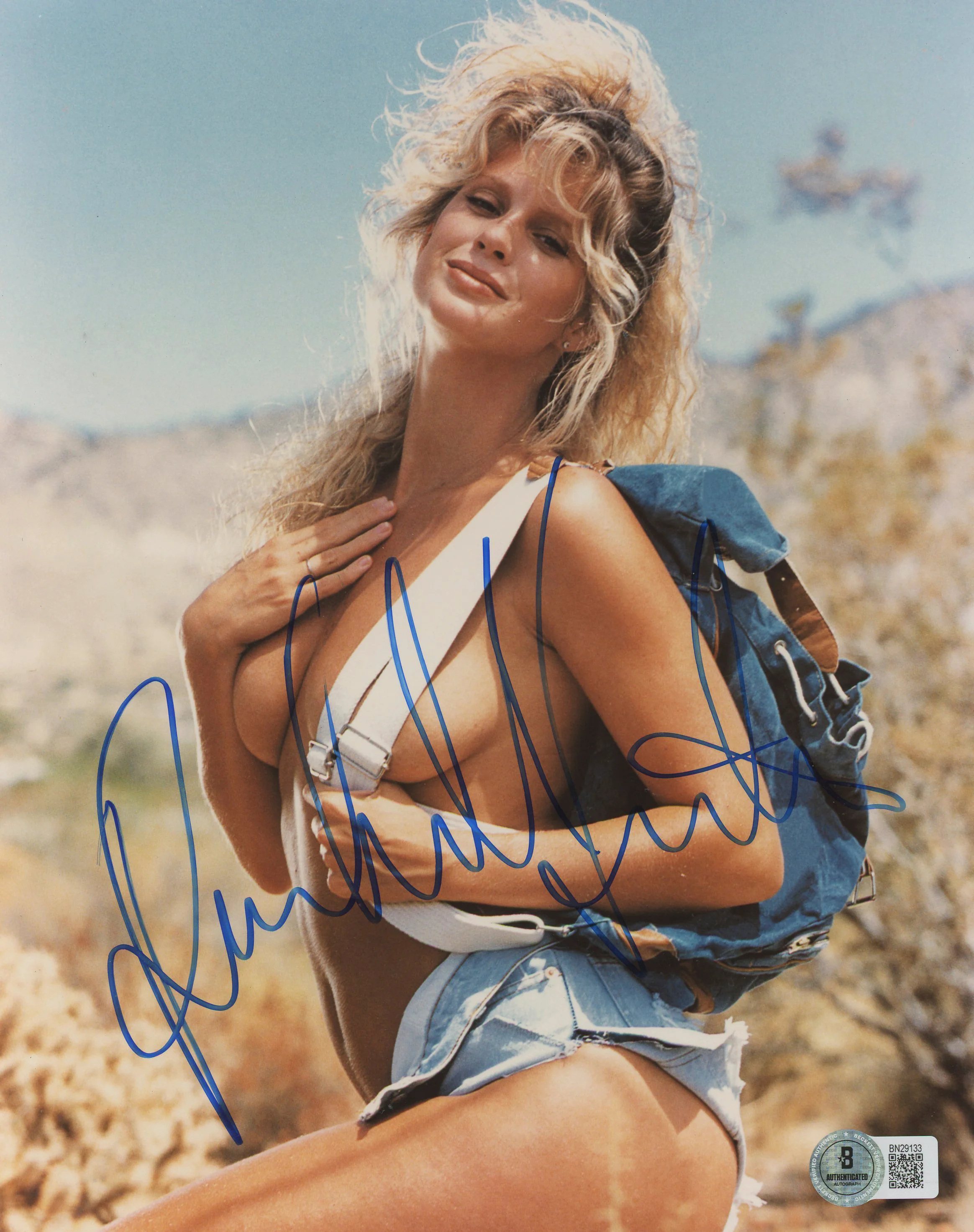 Rachel Hunter Model Authentic Signed 8x10 Sexy Photo Autographed BAS #BN29133 - Image 2