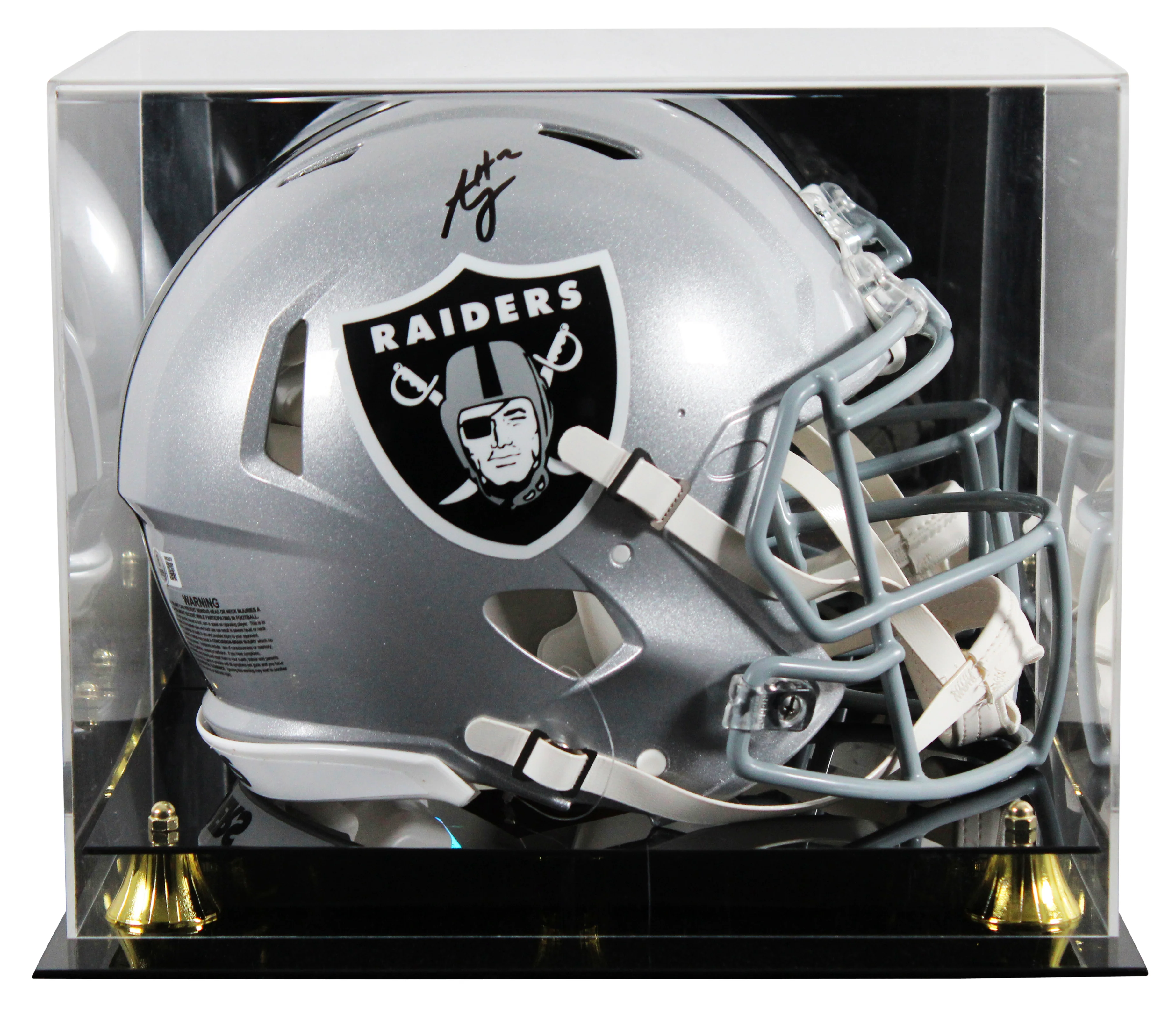 Raiders Ashton Jeanty Signed Full Size Speed Proline Helmet W/ Case BAS Witness - Image 2