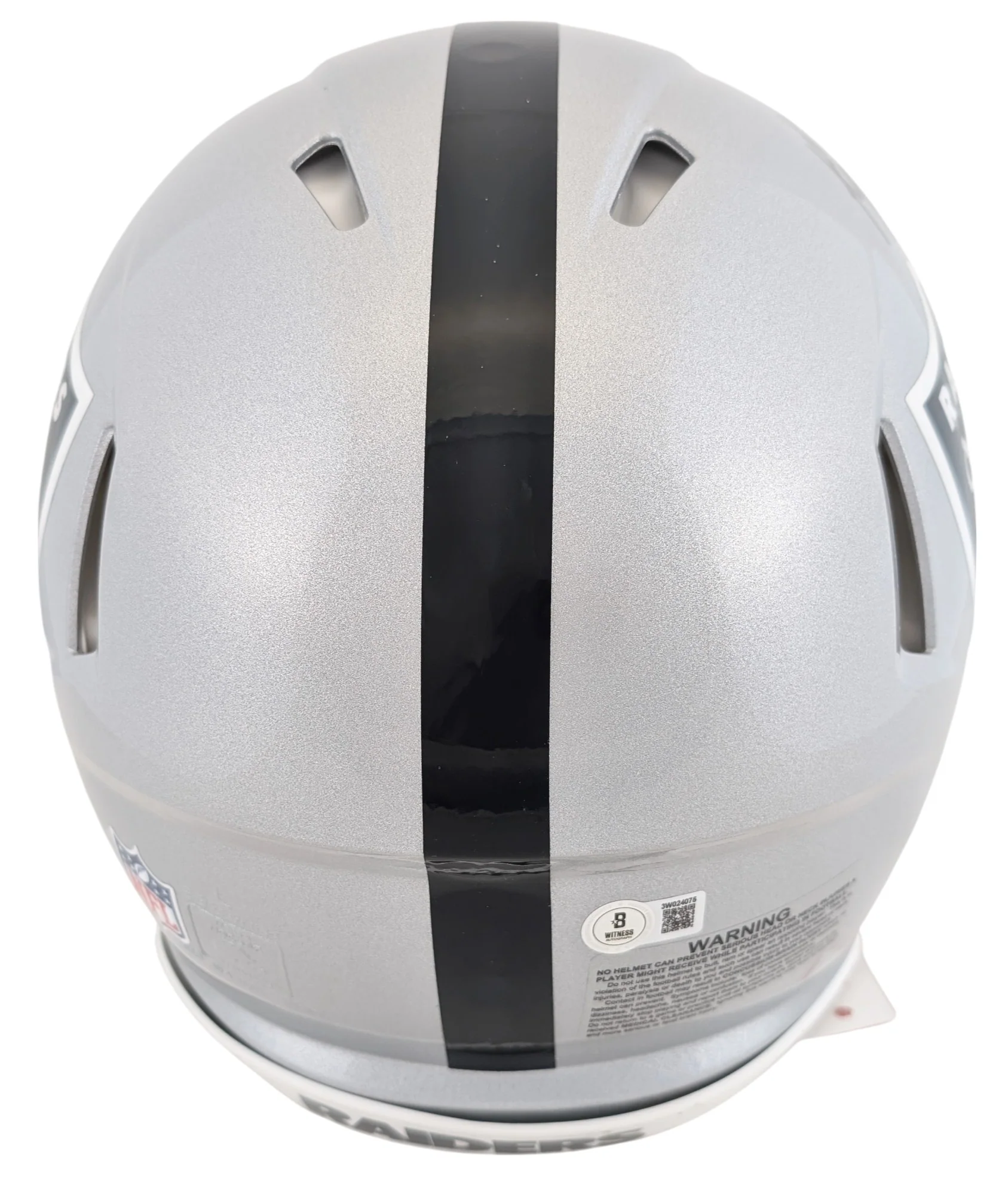 Raiders Ashton Jeanty Signed Full Size Speed Proline Helmet W/ Case BAS Witness - Image 4