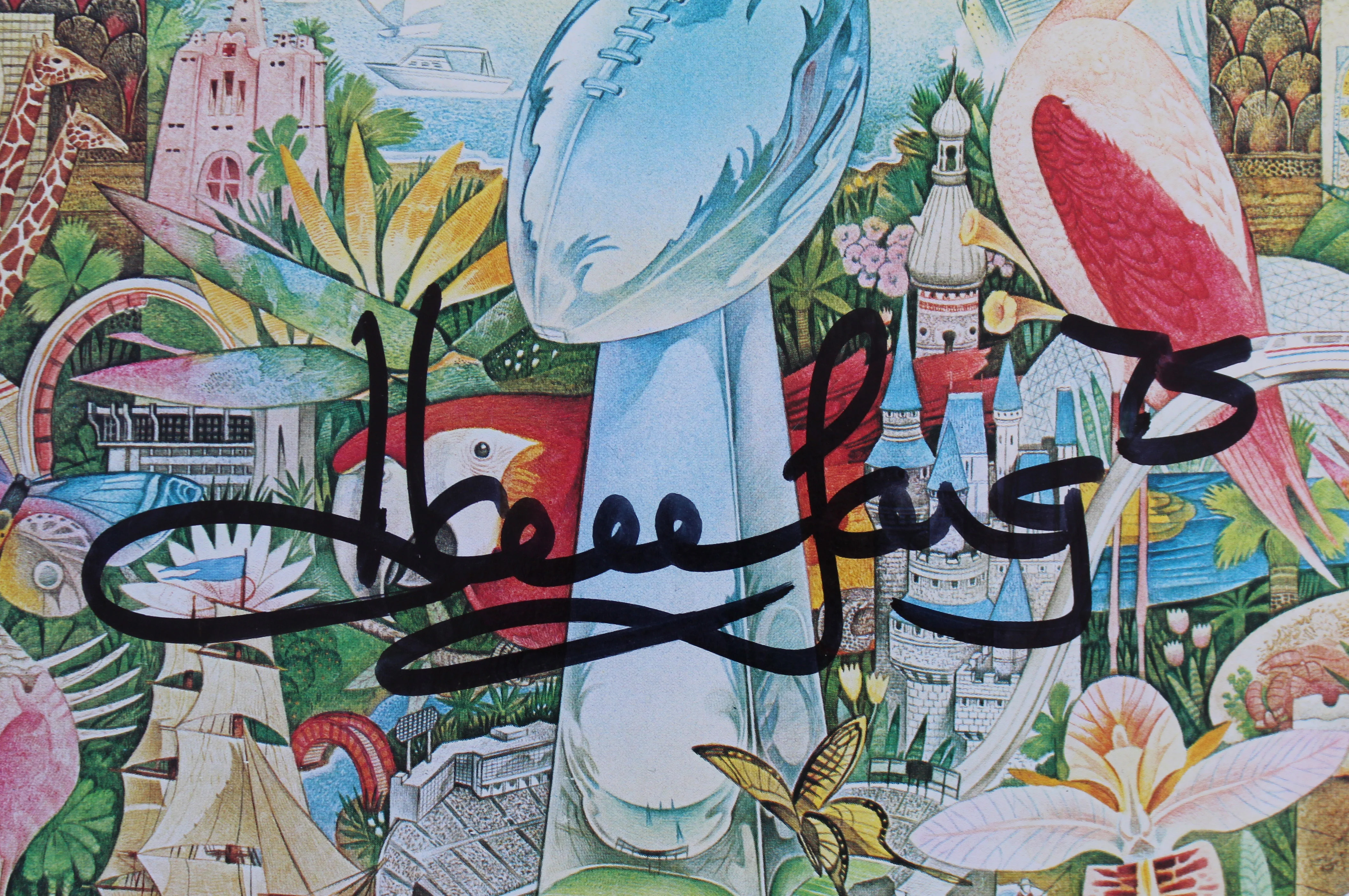 Raiders Howie Long Authentic Signed SB XVIII Program BAS Witnessed #WY54970 - Image 3