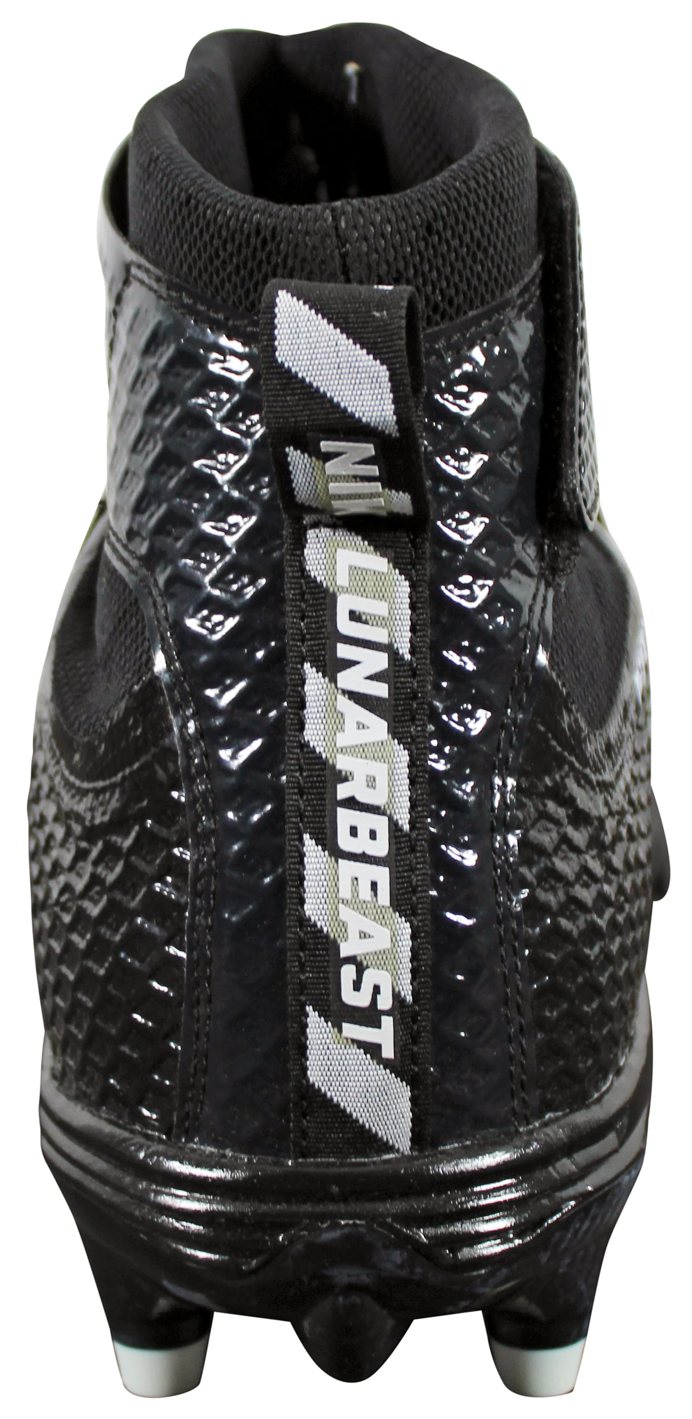 Raiders Howie Long Signed Black Nike Lunarbeast Football Right Cleat BAS Witness - Image 7