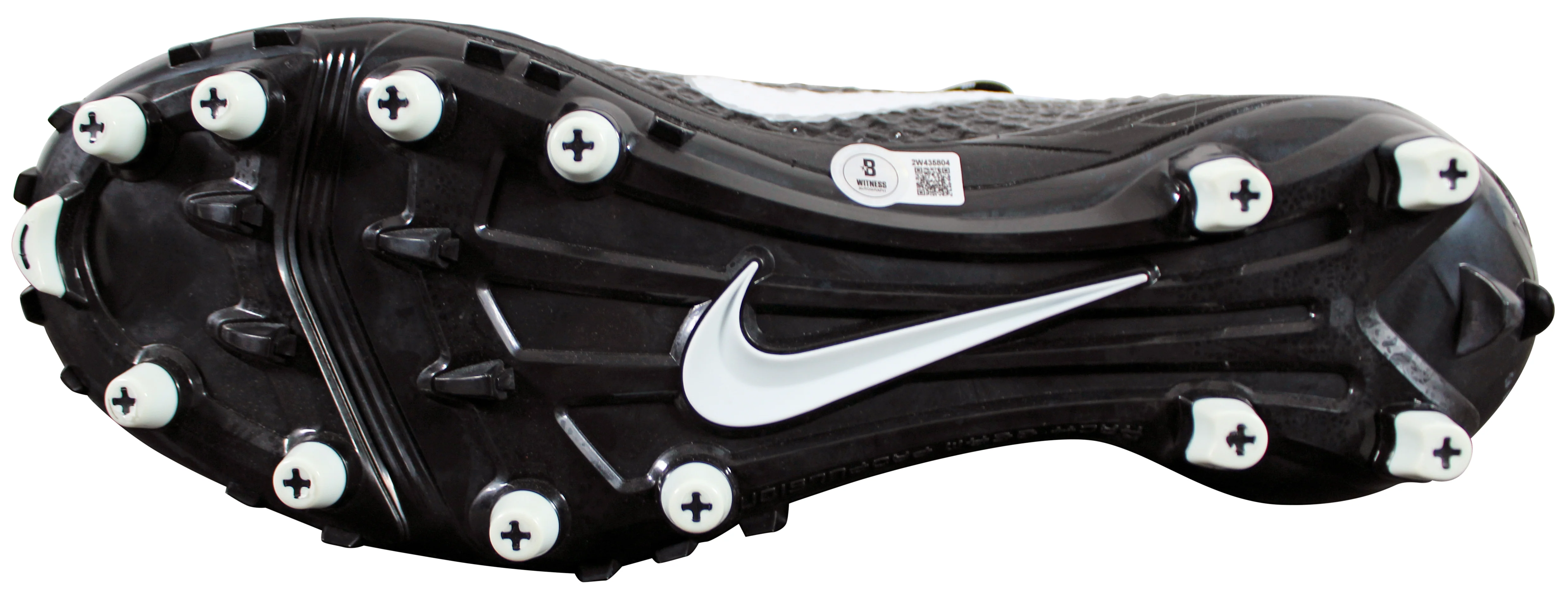 Raiders Howie Long Signed Black Nike Lunarbeast Football Right Cleat BAS Witness - Image 8
