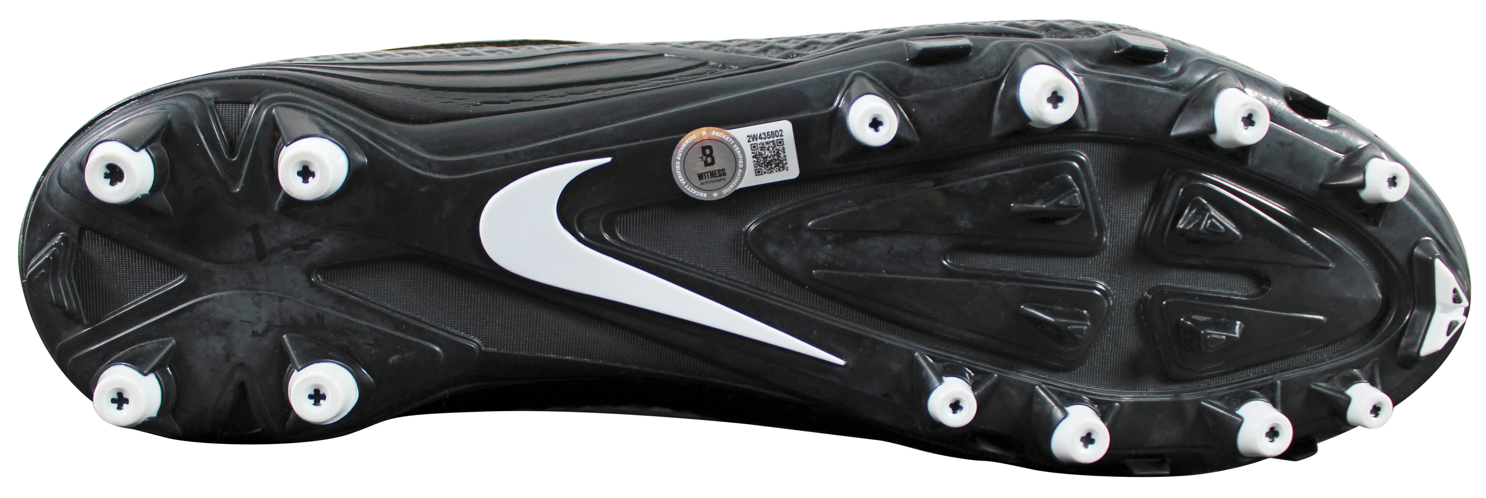 Raiders Howie Long Signed Black Nike Strike Pro Football Right Cleat BAS Witness - Image 8