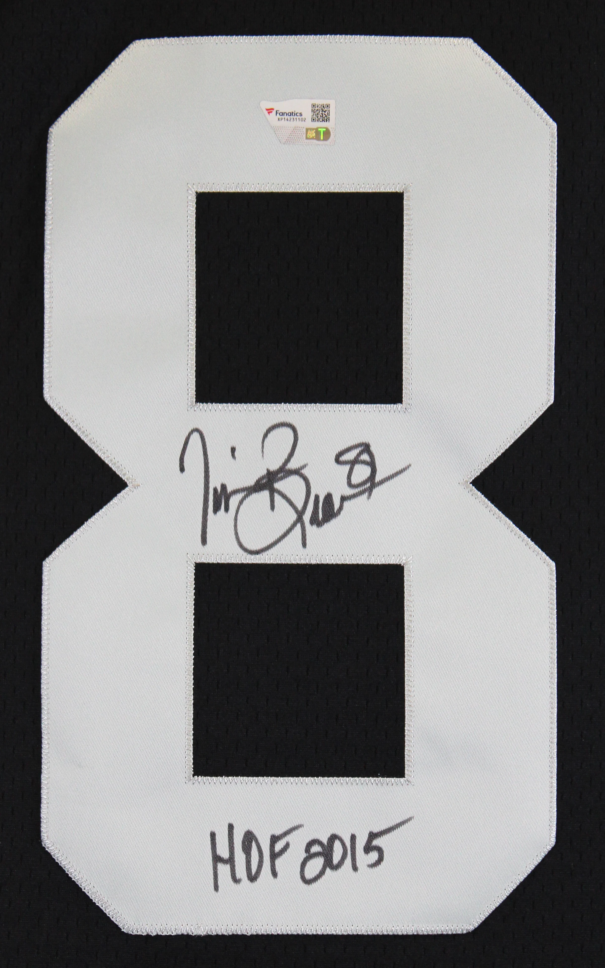 Raiders Tim Brown "HOF 2015" Authentic Signed Black M&N TB Jersey Fanatics - Image 4