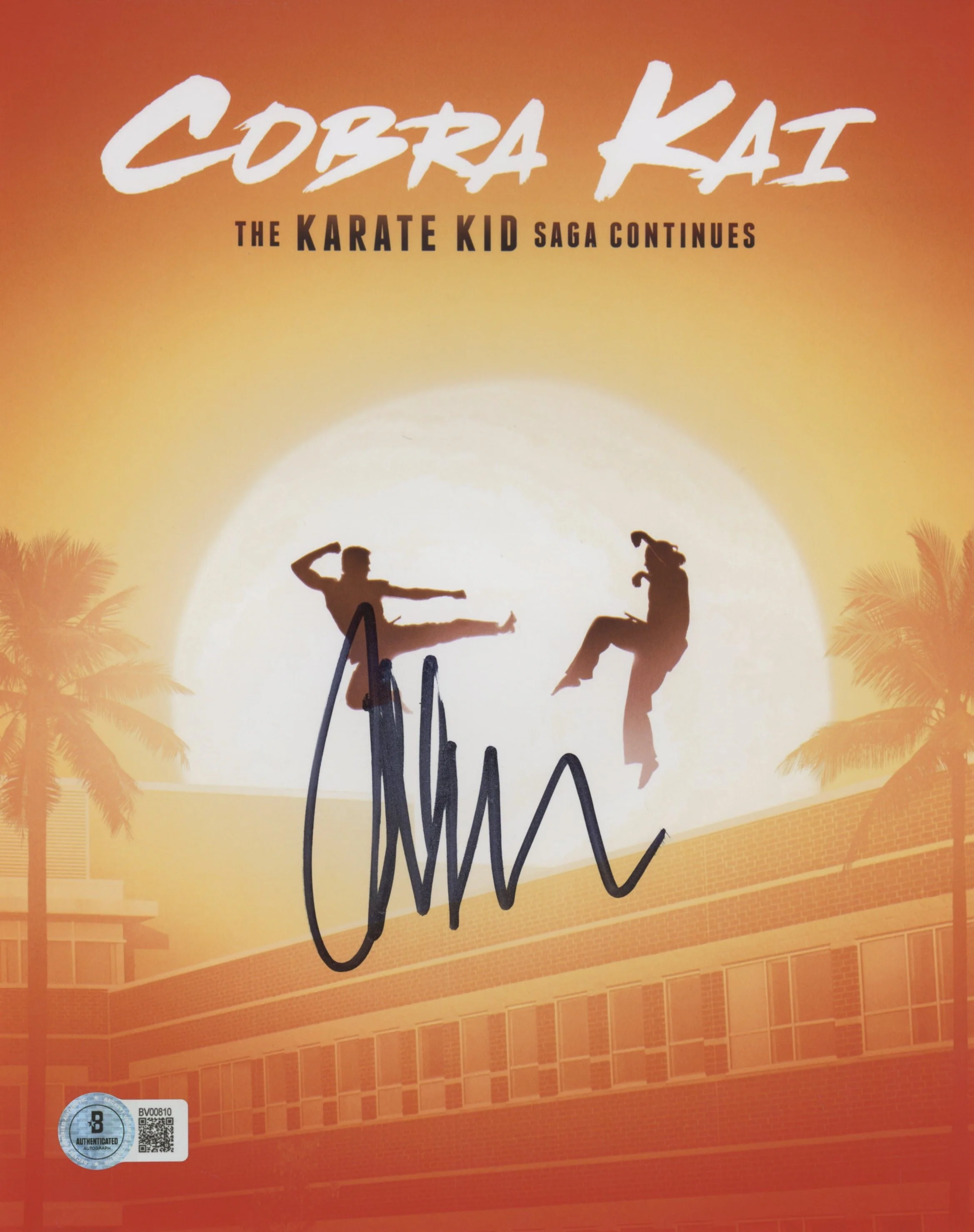 Ralph Macchio Cobra Kai Authentic Signed 8x10 Photo BAS #BV00810 - Image 2