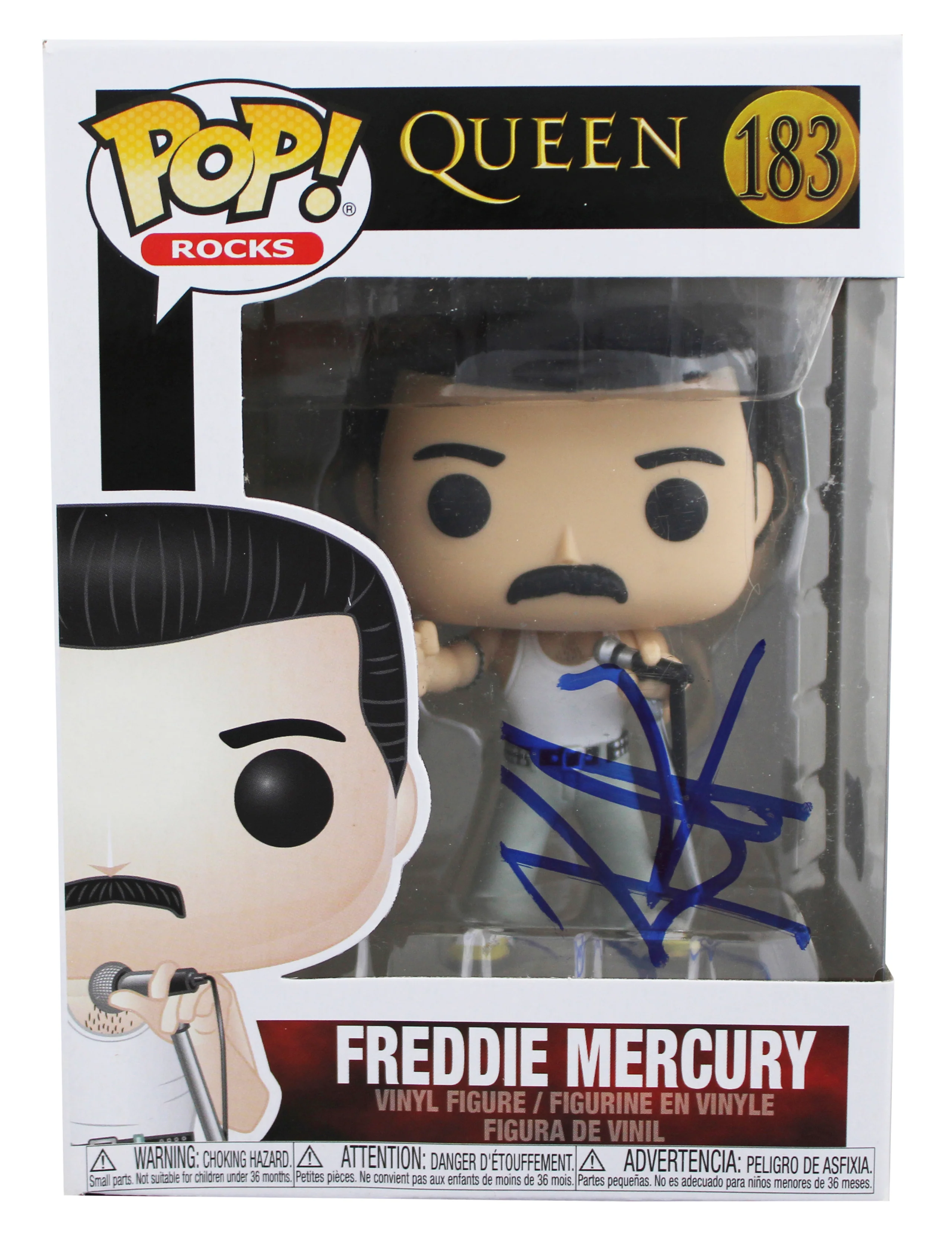 Rami Malek Bohemian Rhapsody Signed #183 Funko Pop Vinyl Figure BAS #BH32364 - Image 2