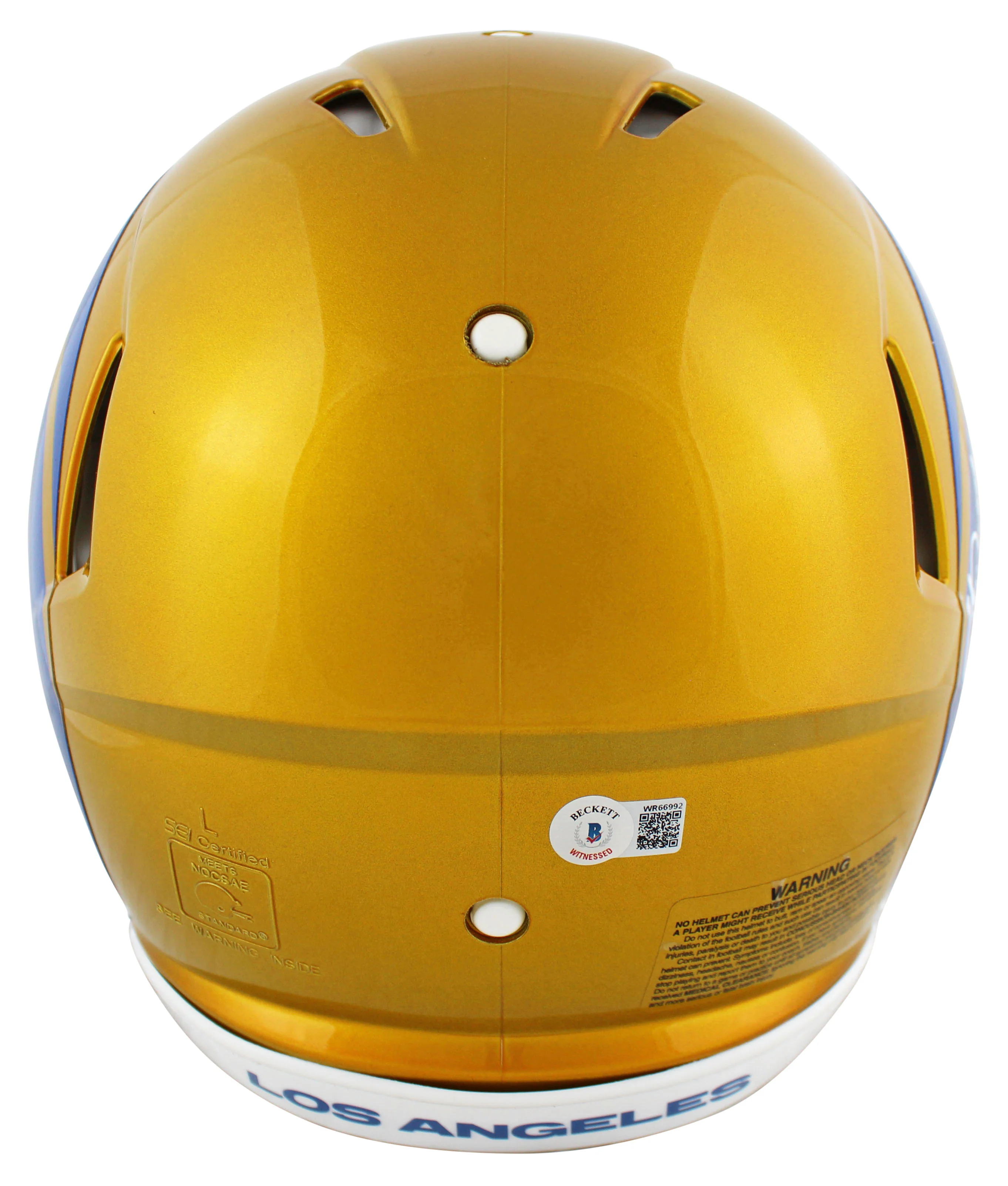 Rams Bettis, Dickerson & Faulk HOF/ROY Signed Flash F/S Speed Proline Helmet BAS - Image 3