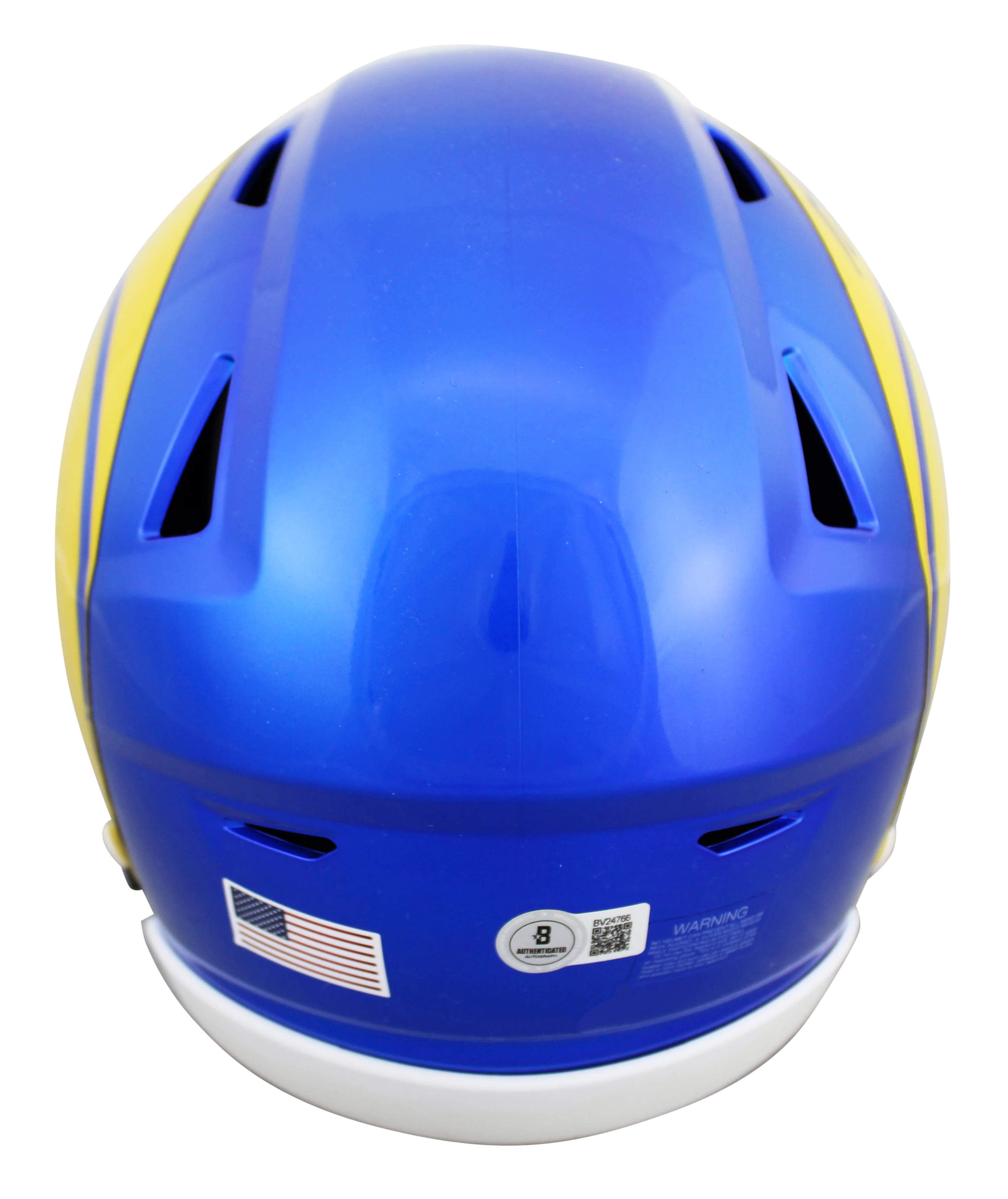 Rams Davante Adams Authentic Signed Speed Flex Midi Replica Mid Size Helmet BAS - Image 5