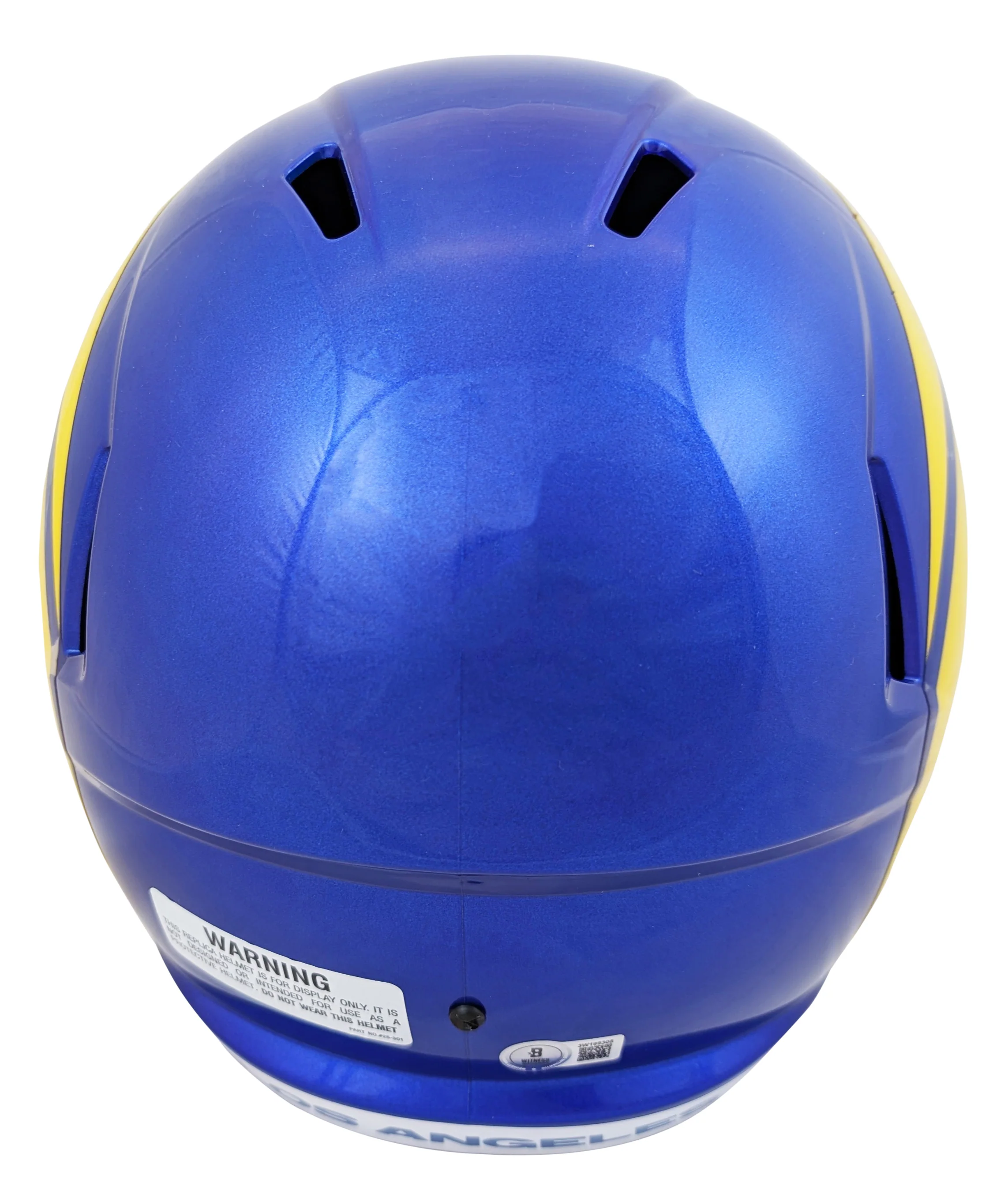 Rams Jared Verse Authentic Signed Full Size Speed Rep Helmet BAS Witnessed - Image 3