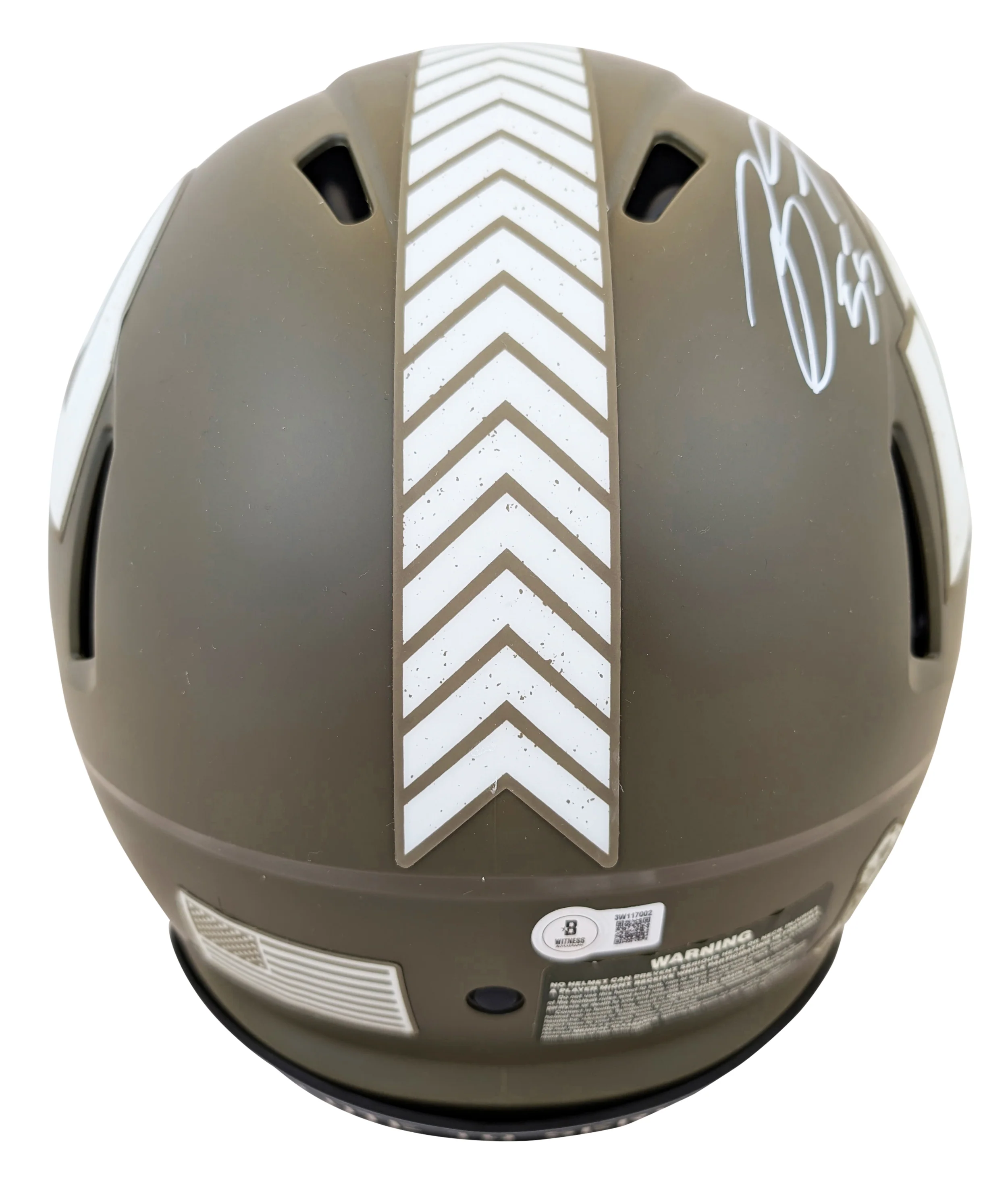 Rams Jared Verse & Braden Fiske Signed STS Full Size Speed Proline Helmet BAS W - Image 3