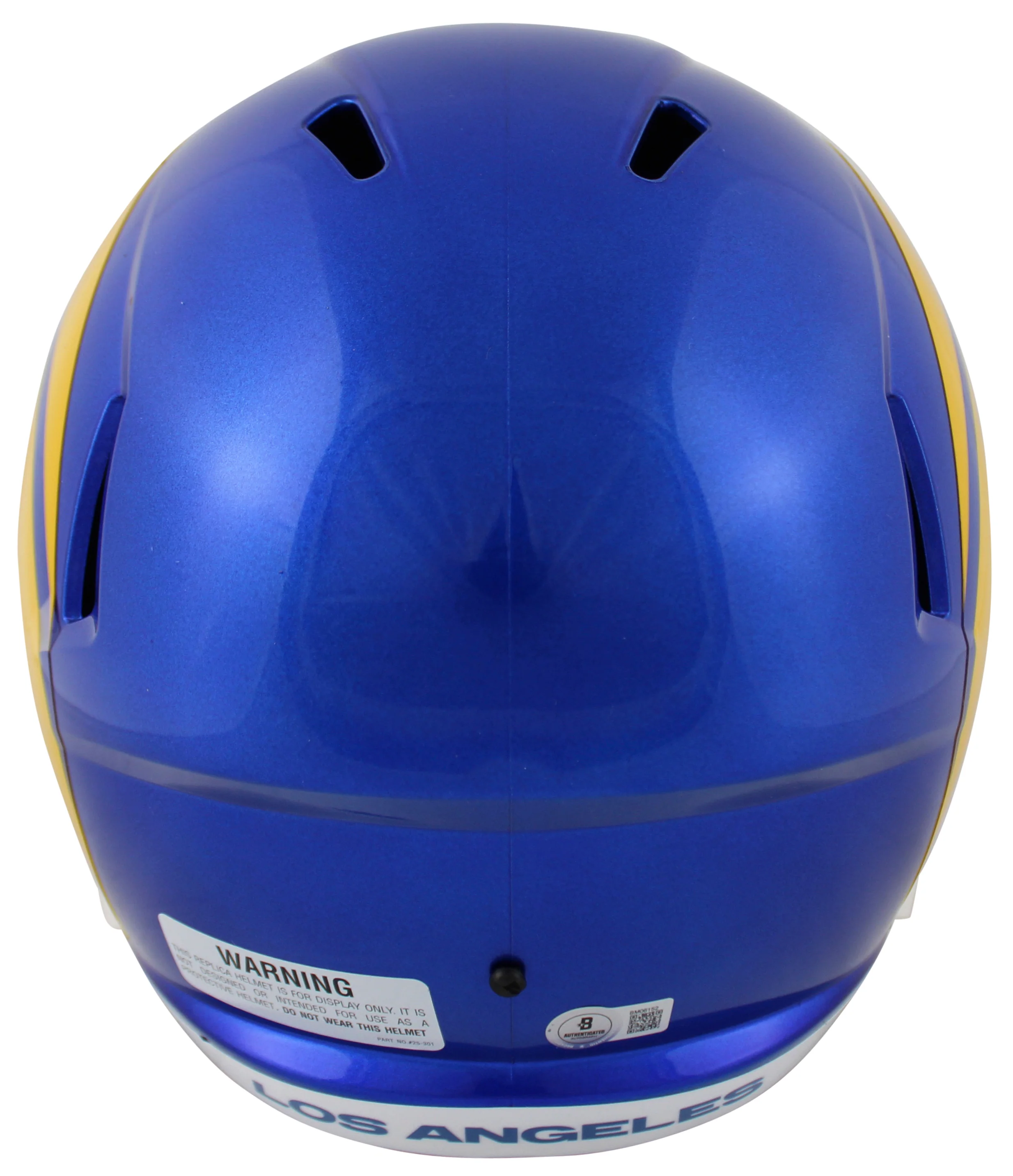 Rams Kyren Williams Authentic Signed Full Size Speed Rep Helmet w/ Case BAS - Image 4