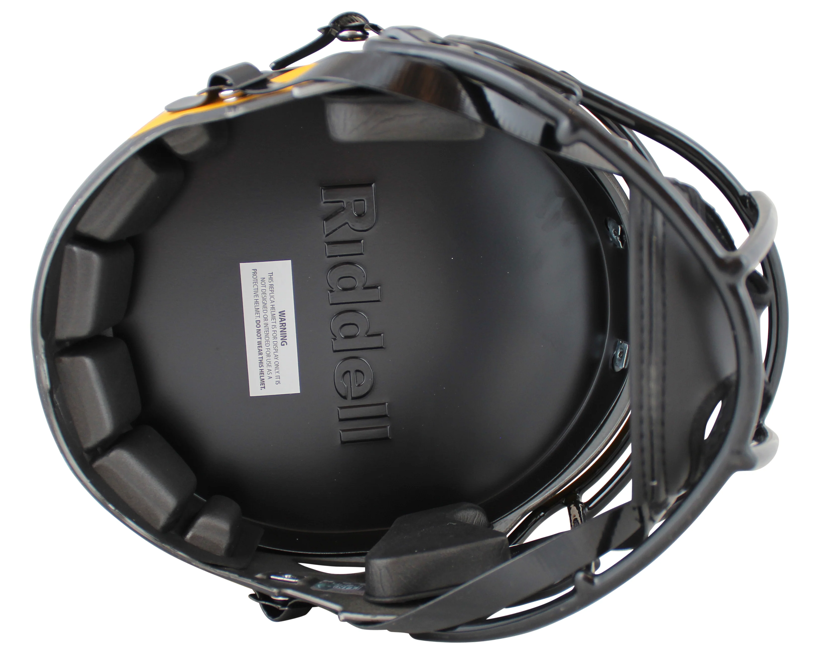 Rams Marshall Faulk "HOF/ROY" Signed Eclipse Full Size Speed Rep Helmet BAS Wit - Image 4
