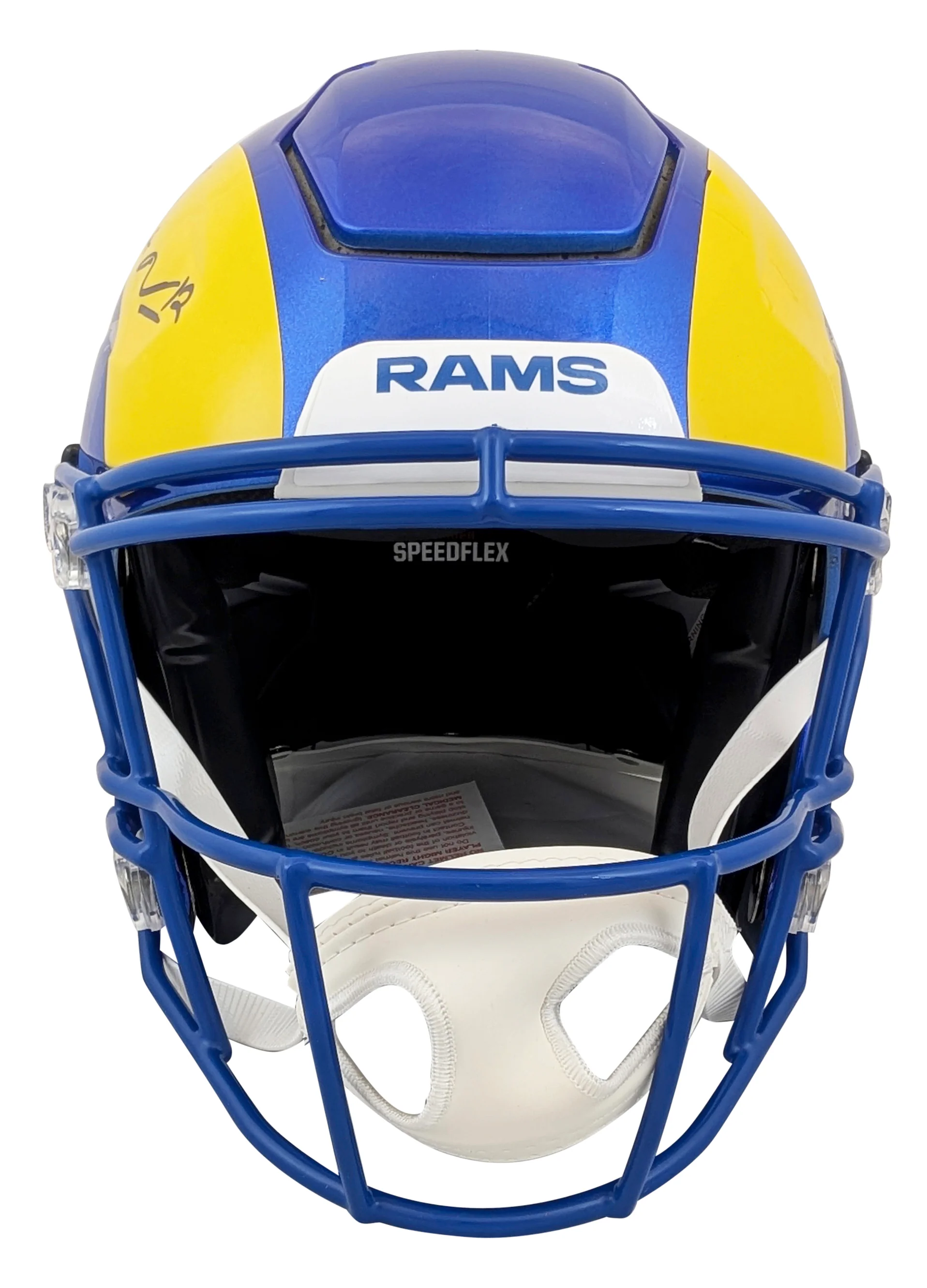 Rams Puka Nacua Authentic Signed Speed Flex Full Size Helmet Fanatics - Image 4