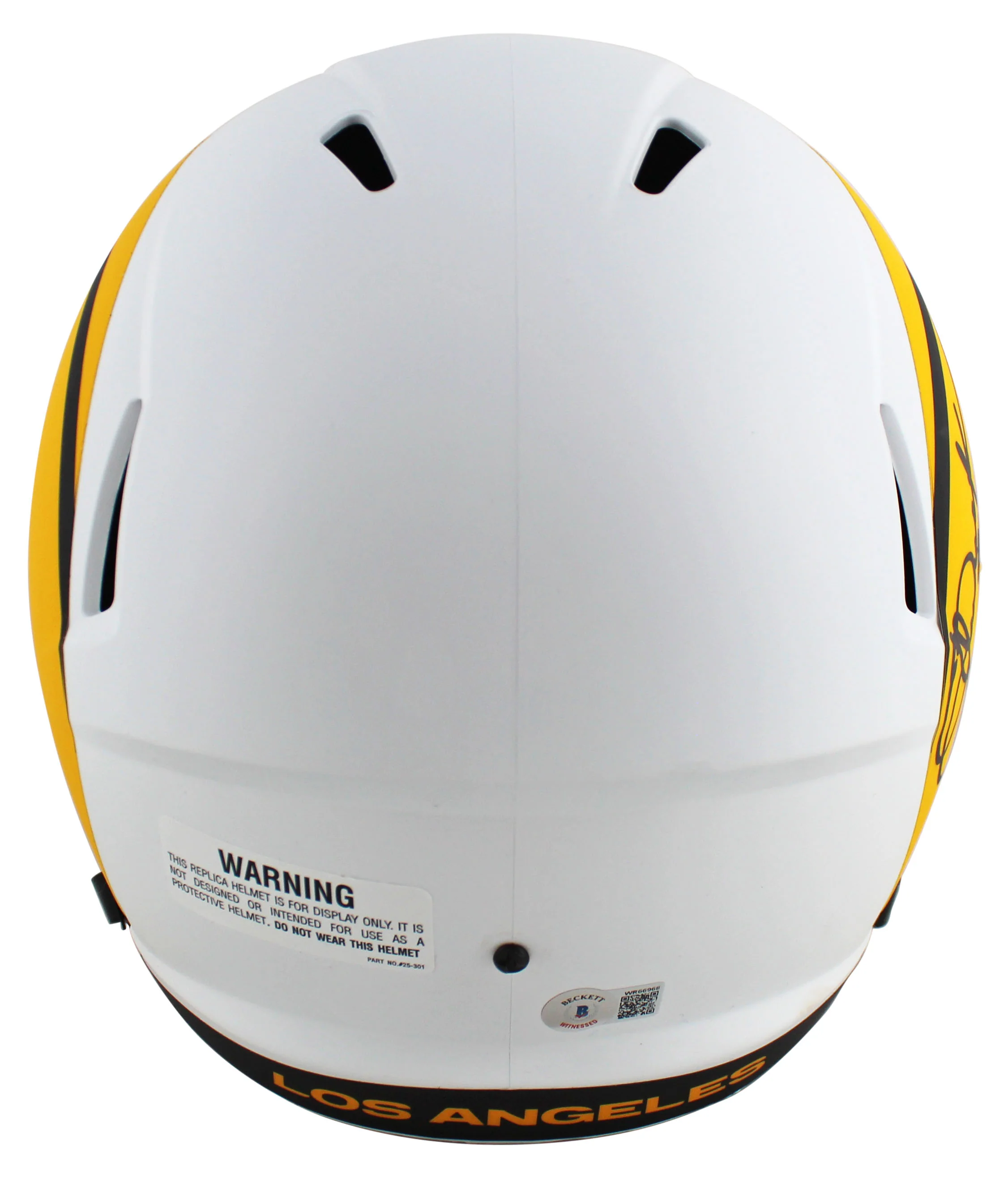 Rams RB Legends Bettis, Dickerson & Faulk Signed Lunar F/S Speed Rep Helmet BAS - Image 3