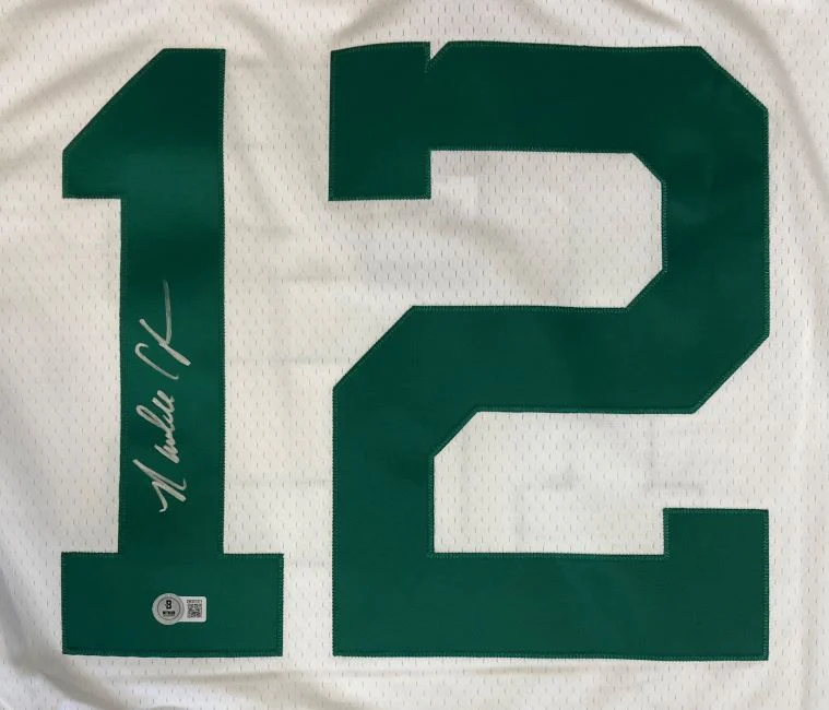 Randall Cunningham Signed Philadelphia Eagles M&N White NFL Legacy Jersey BAS - Image 2