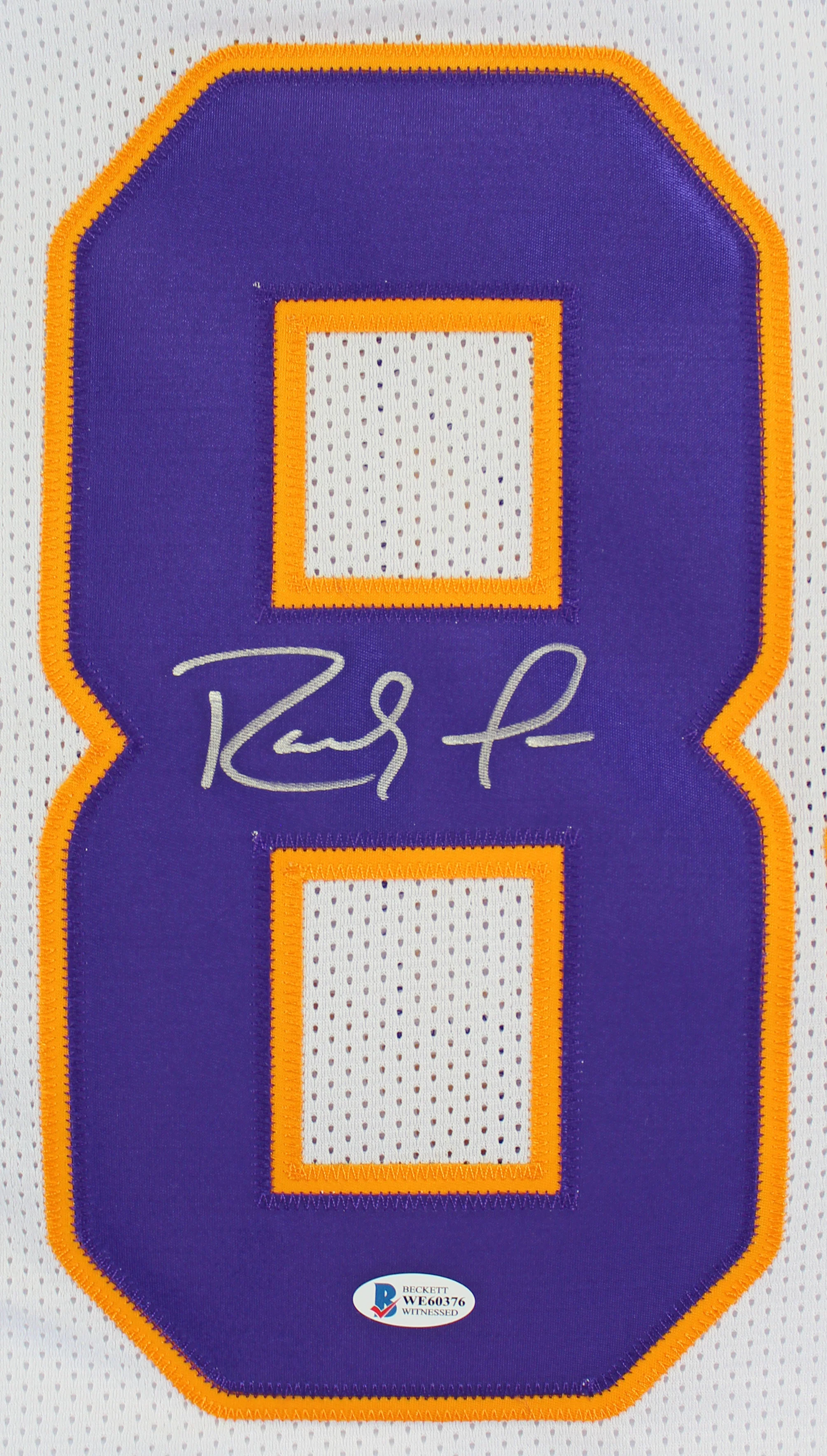 Randy Moss Authentic Signed White Pro Style Jersey Autographed BAS Witnessed - Image 3
