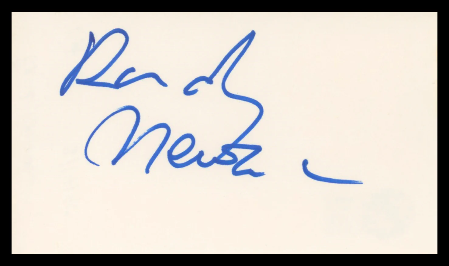 Randy Newman Toy Story Authentic Signed 3x5 Index Card BAS #BV04124 - Image 2