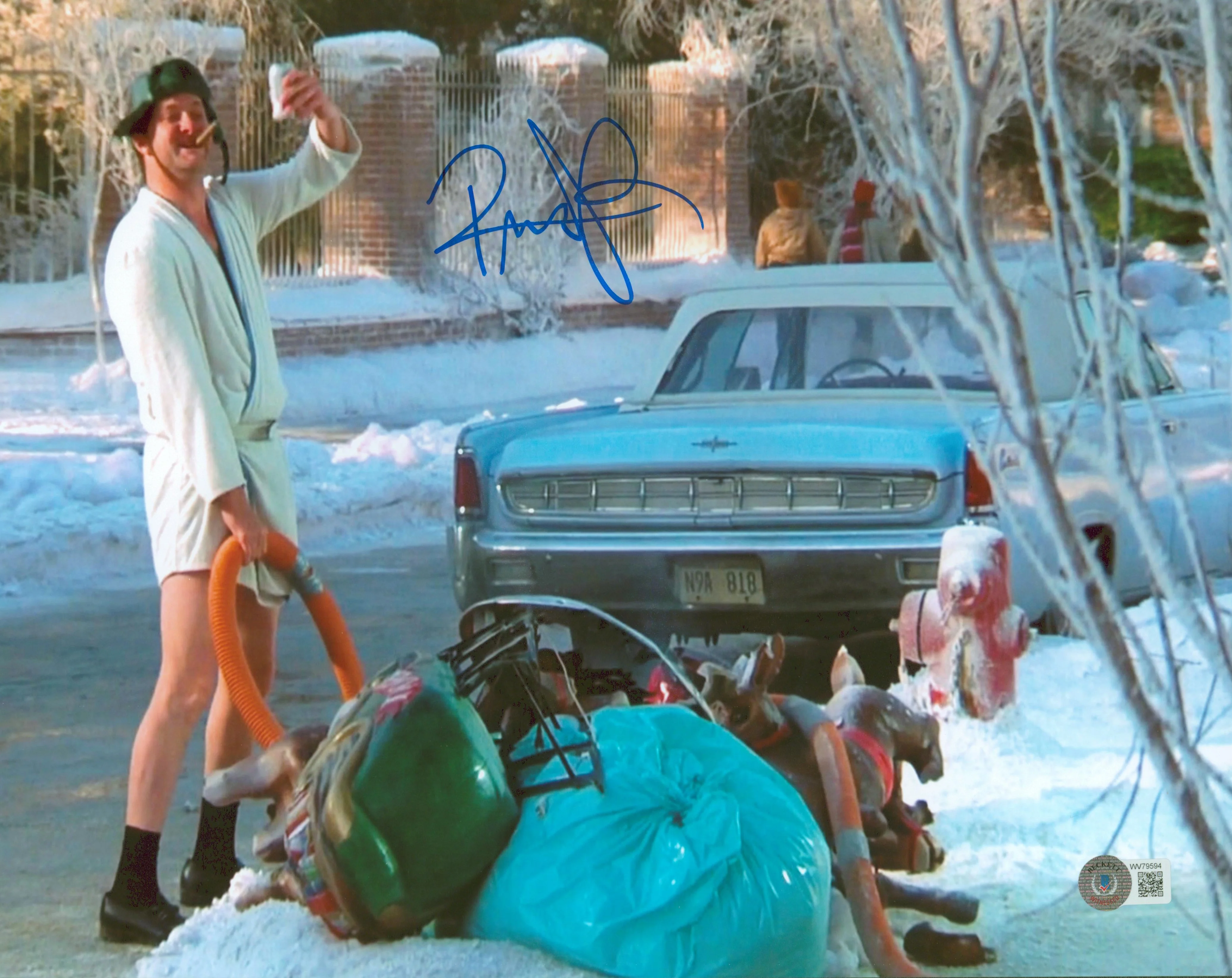 Randy Quaid Christmas Vacation Authentic Signed 11x14 Horizontal Photo BAS - Image 2