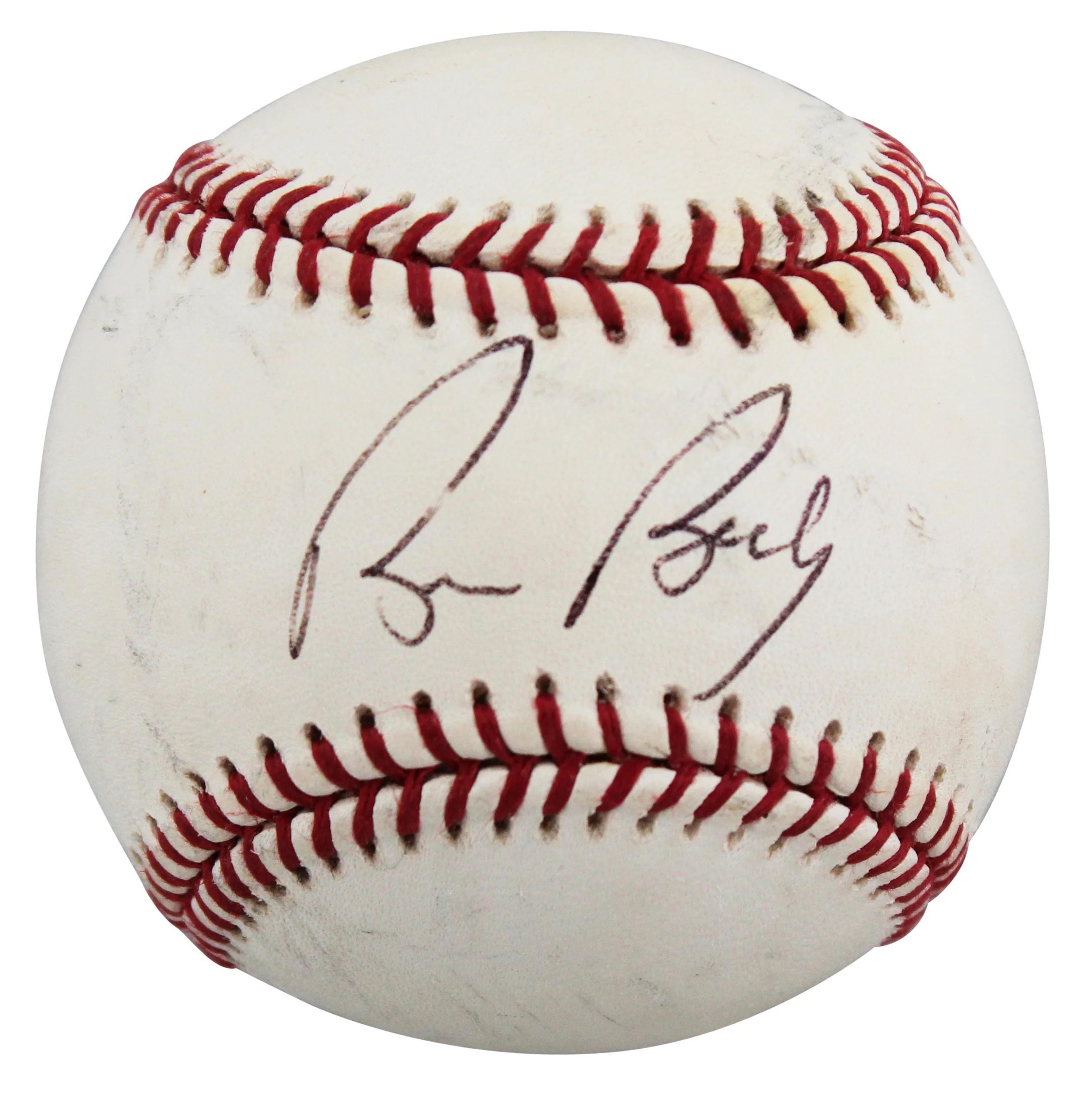 Rangers Bruce Bochy Authentic Signed Allen Selig OML Baseball BAS #BV70371 - Image 3