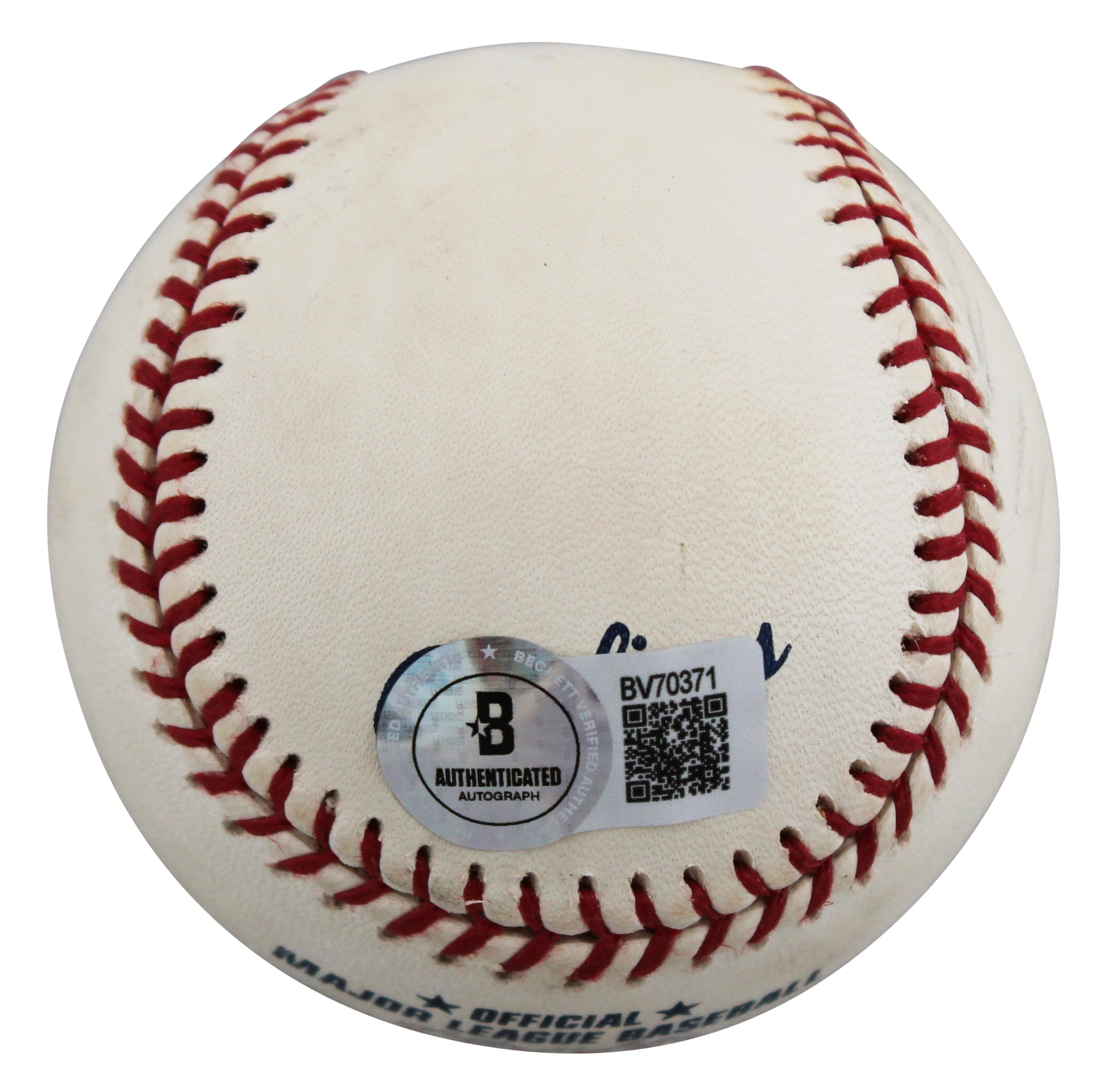 Rangers Bruce Bochy Authentic Signed Allen Selig OML Baseball BAS #BV70371 - Image 5