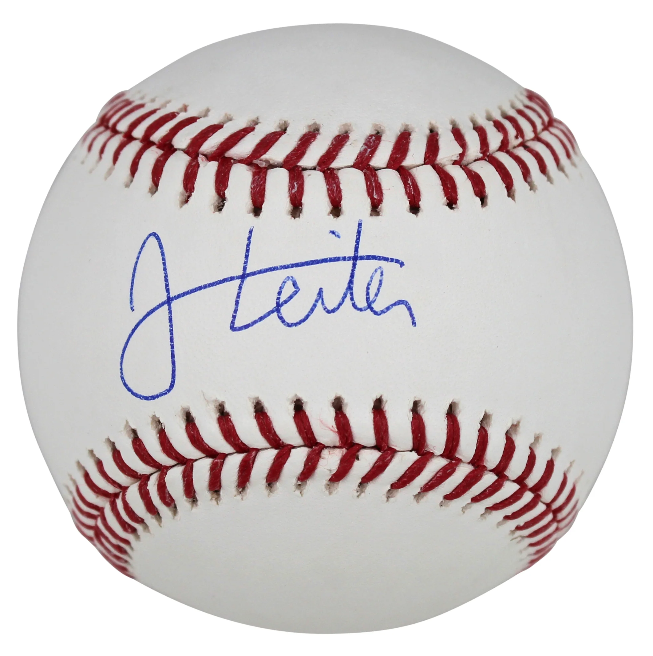 Rangers Jack Leiter Authentic Signed Oml Baseball w/ Case MLB & Fanatics - Image 3
