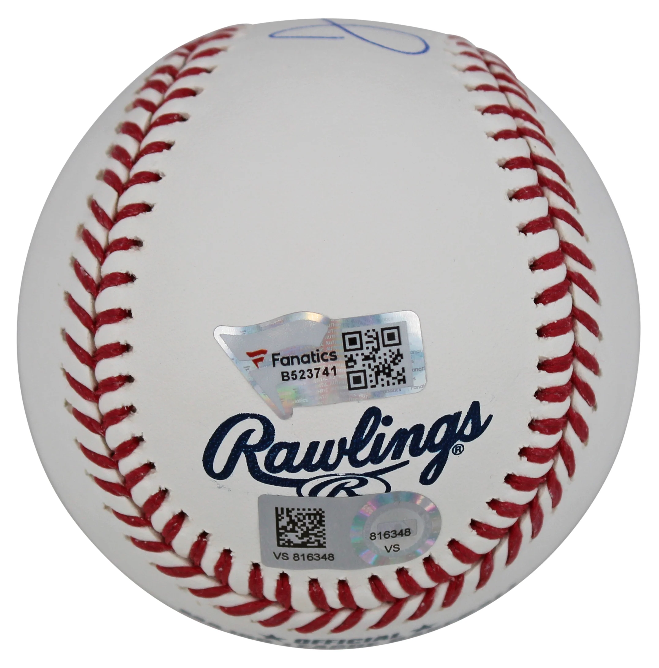 Rangers Jack Leiter Authentic Signed Oml Baseball w/ Case MLB & Fanatics - Image 4