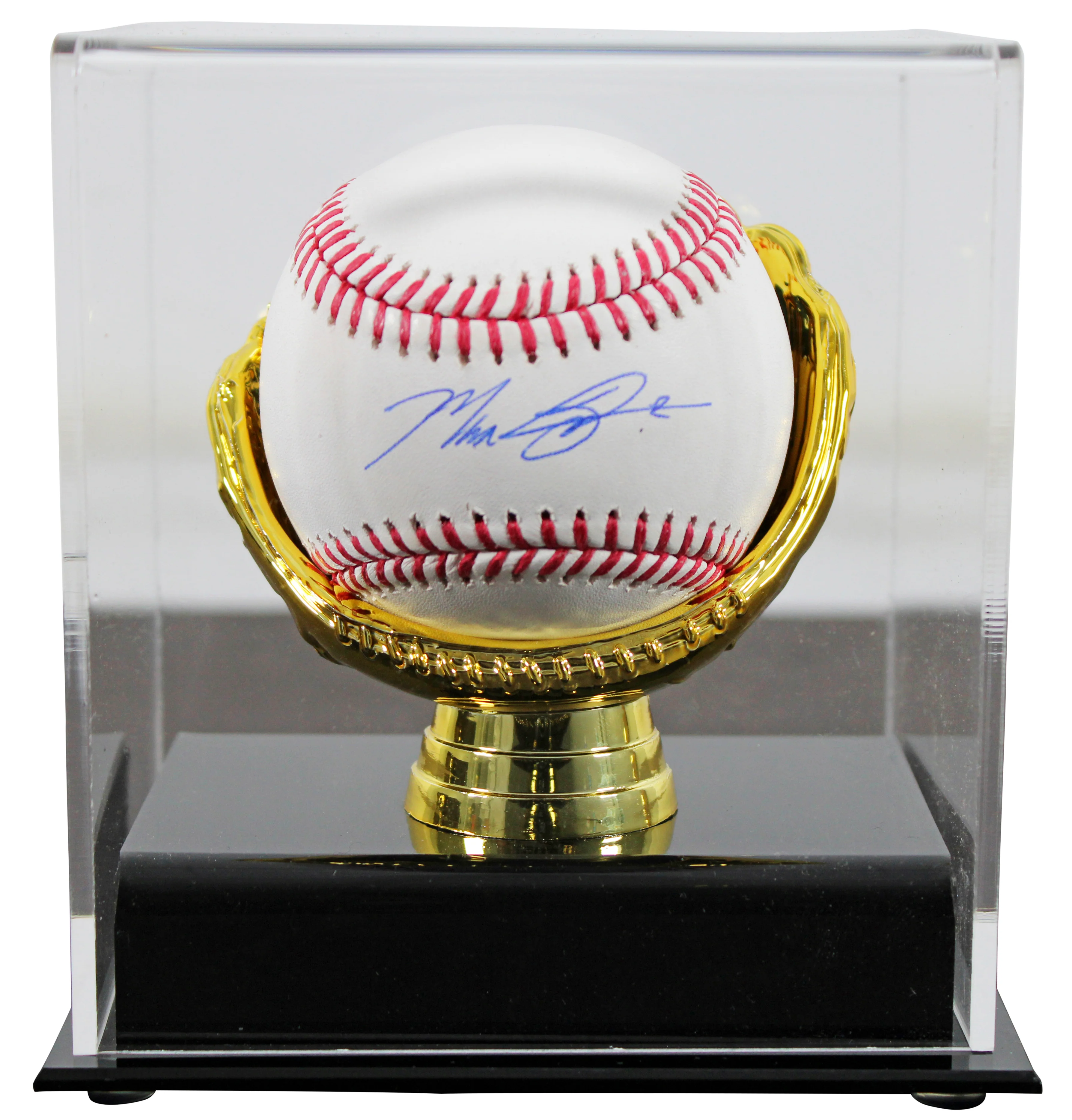 Rangers Max Scherzer Authentic Signed Manfred Oml Baseball w/ Case MLB & BAS - Image 2