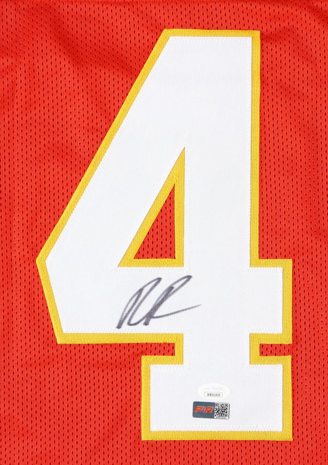 Rashee Rice Kansas City Signed Red Football Jersey JSA Hologram - Image 2