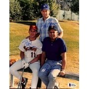 Ray Boone Bob Boone Bret Boone Signed 8x10 Baseball Photo BAS LOA A91746 - Image 5