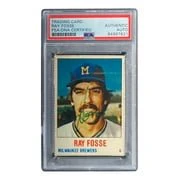 Ray Fosse Signed Milwaukee Brewers 1978 Hostess #57 Trading Card PSA/DNA 84997821 - Image 3