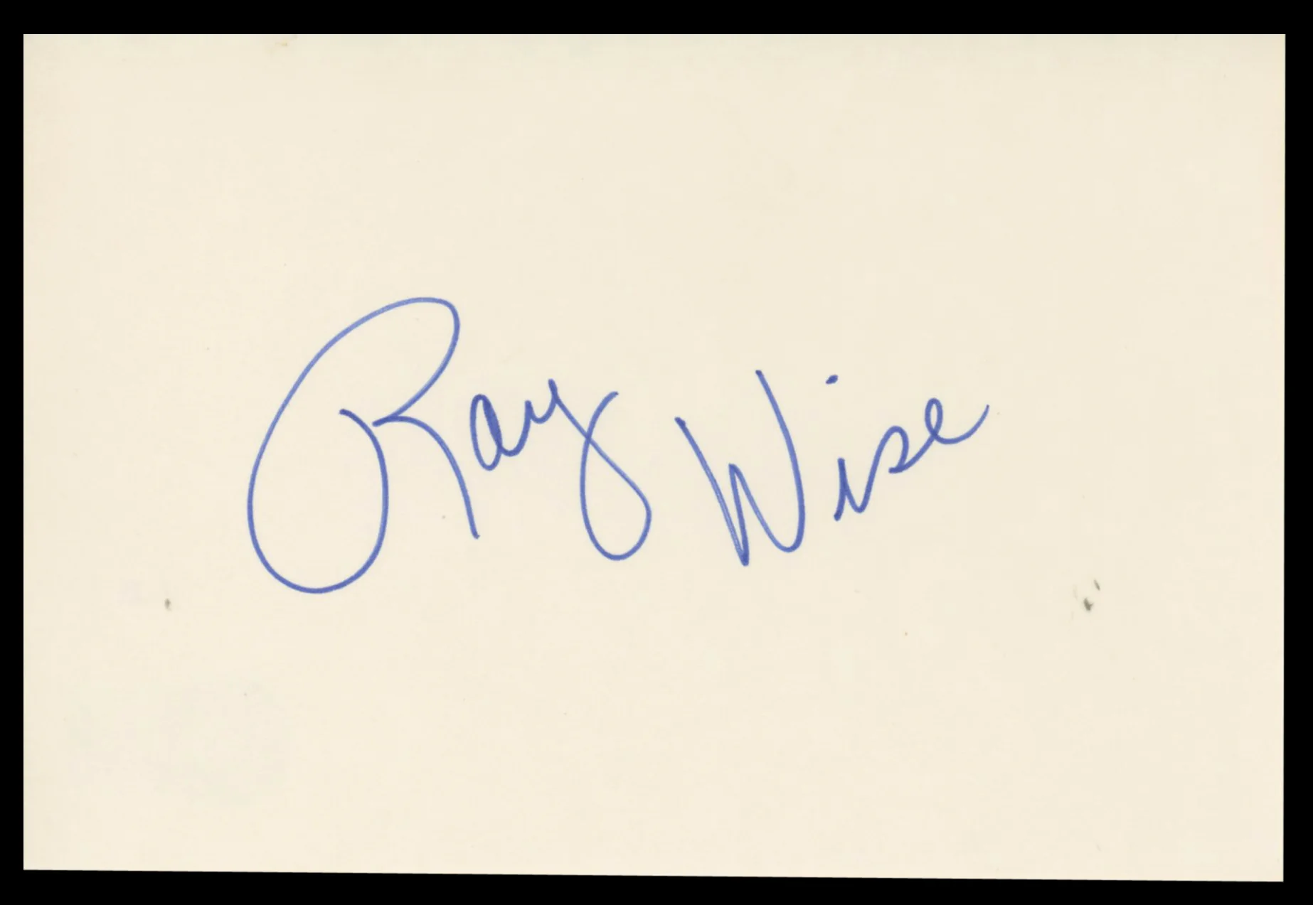 Ray Wise Twin Peaks Authentic Signed 4x6 Index Card BAS #BT02510 - Image 2