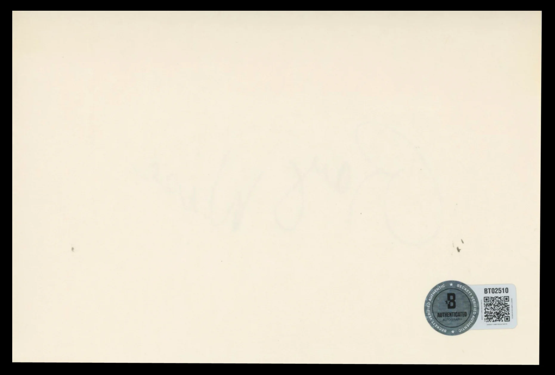 Ray Wise Twin Peaks Authentic Signed 4x6 Index Card BAS #BT02510 - Image 3
