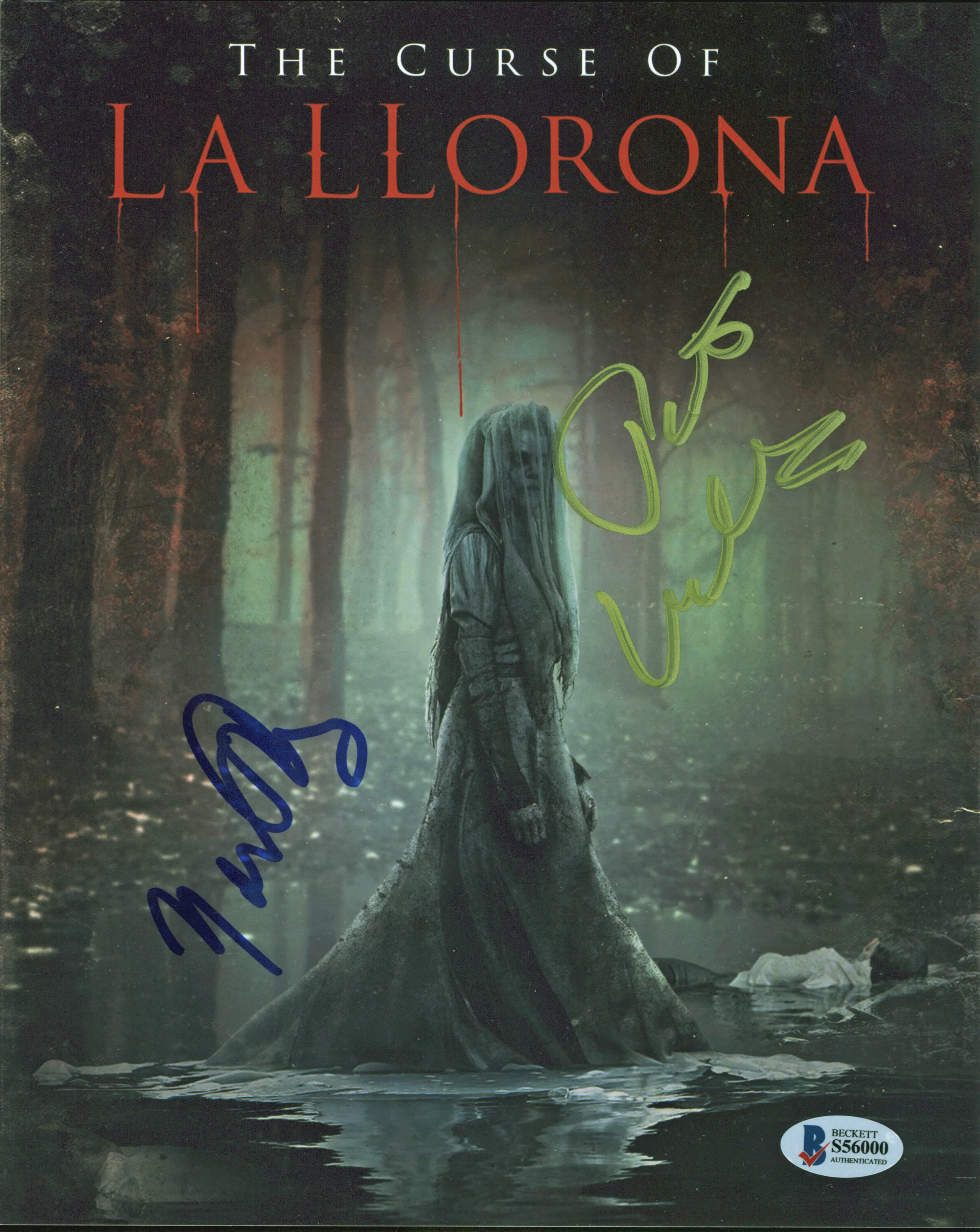 Raymond Cruz & Patricia Velasquez The Curse Of La Llorona Signed 8x10 Photo BAS - Image 2