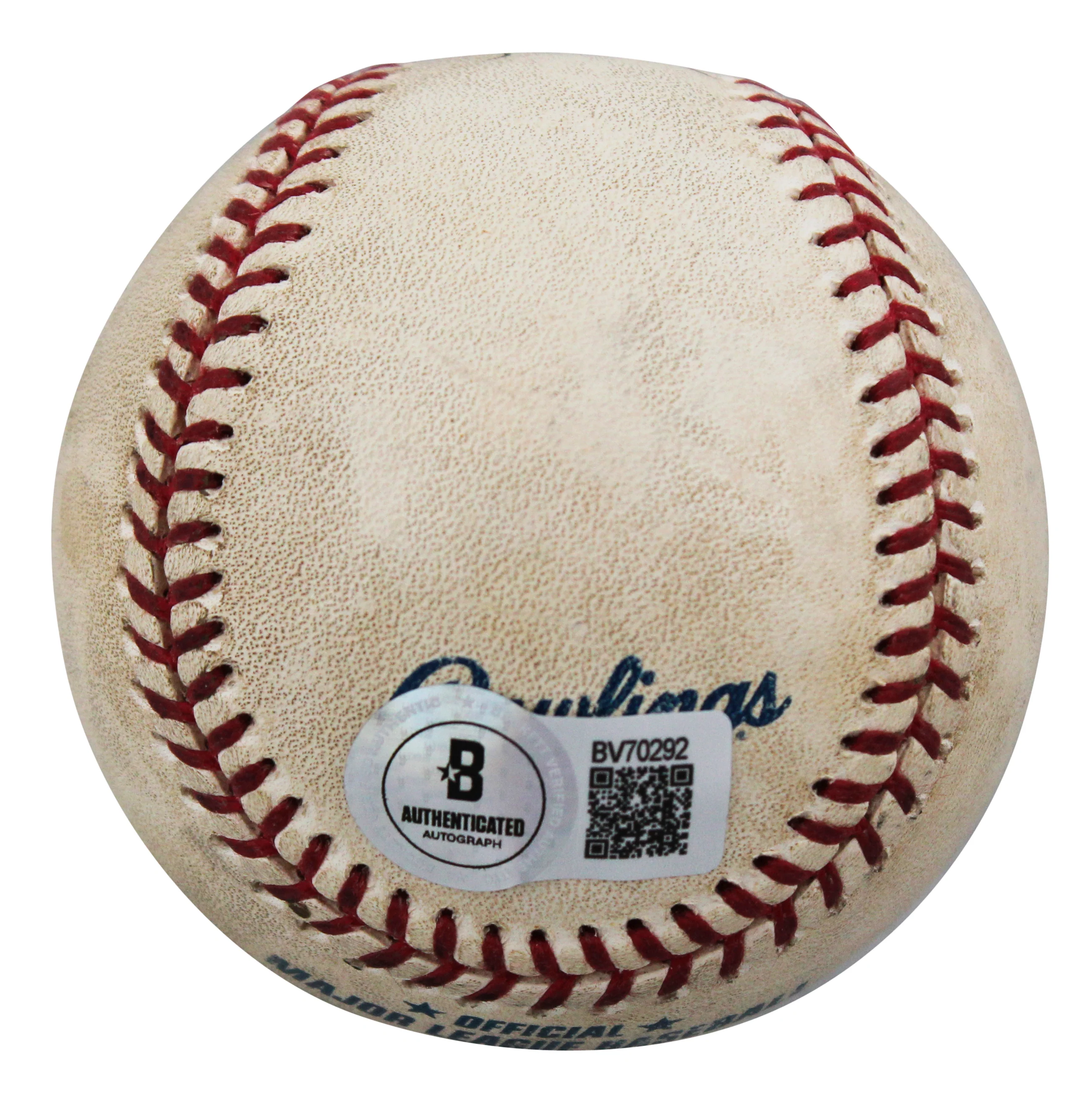 Rays Fred McGriff Authentic Signed Game Used Sellig OML Baseball BAS #BV70292 - Image 4