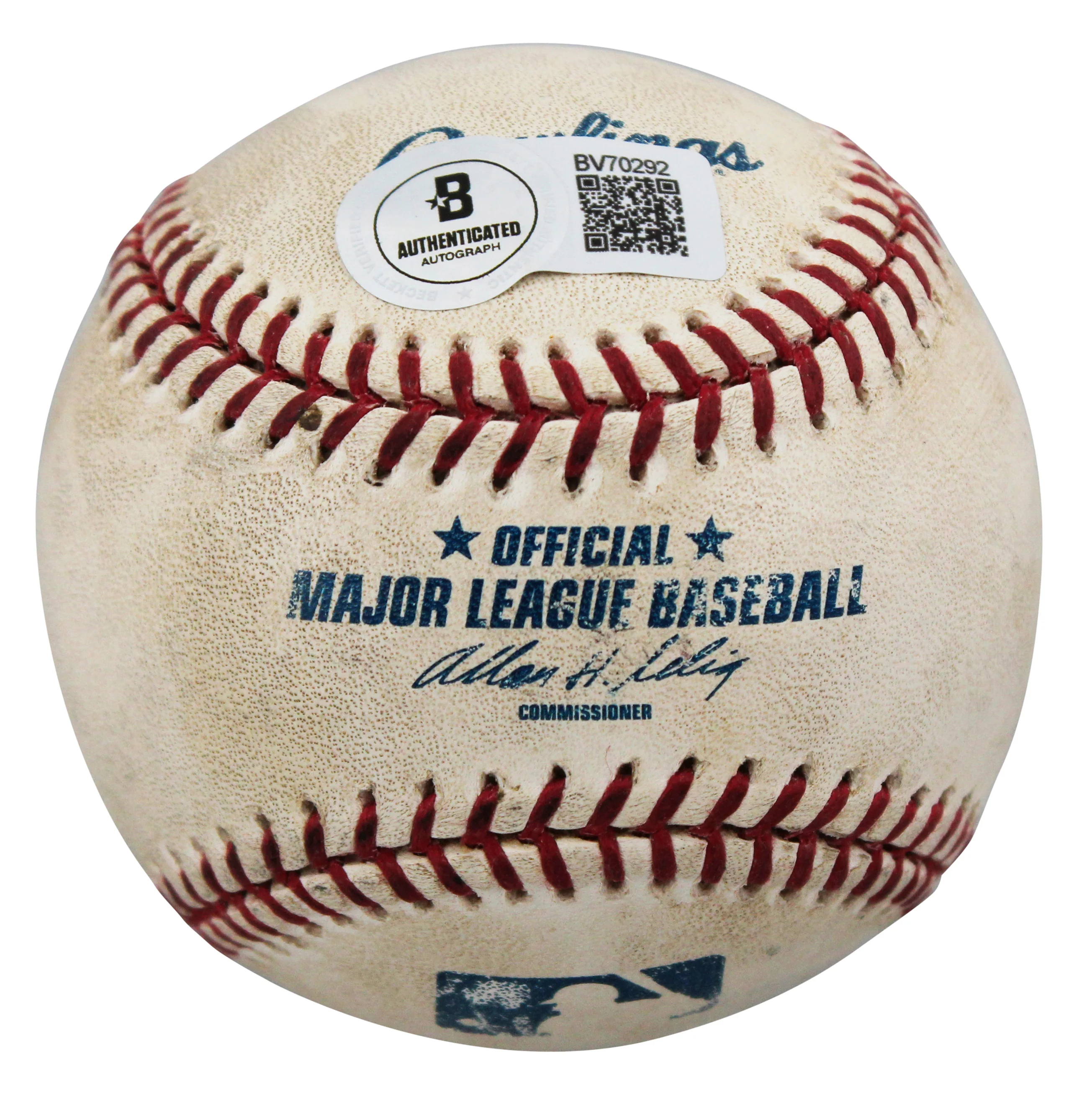 Rays Fred McGriff Authentic Signed Game Used Sellig OML Baseball BAS #BV70292 - Image 8