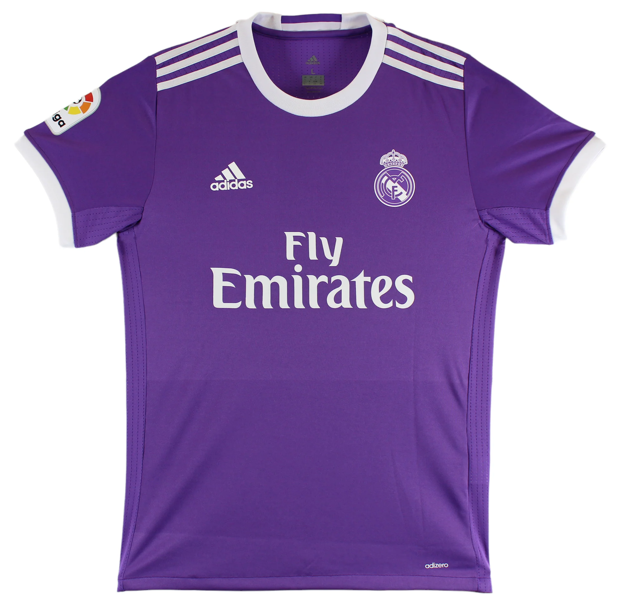 Real Madrid Karim Benzema Authentic Signed Purple Adidas Jersey Autographed BAS - Image 4