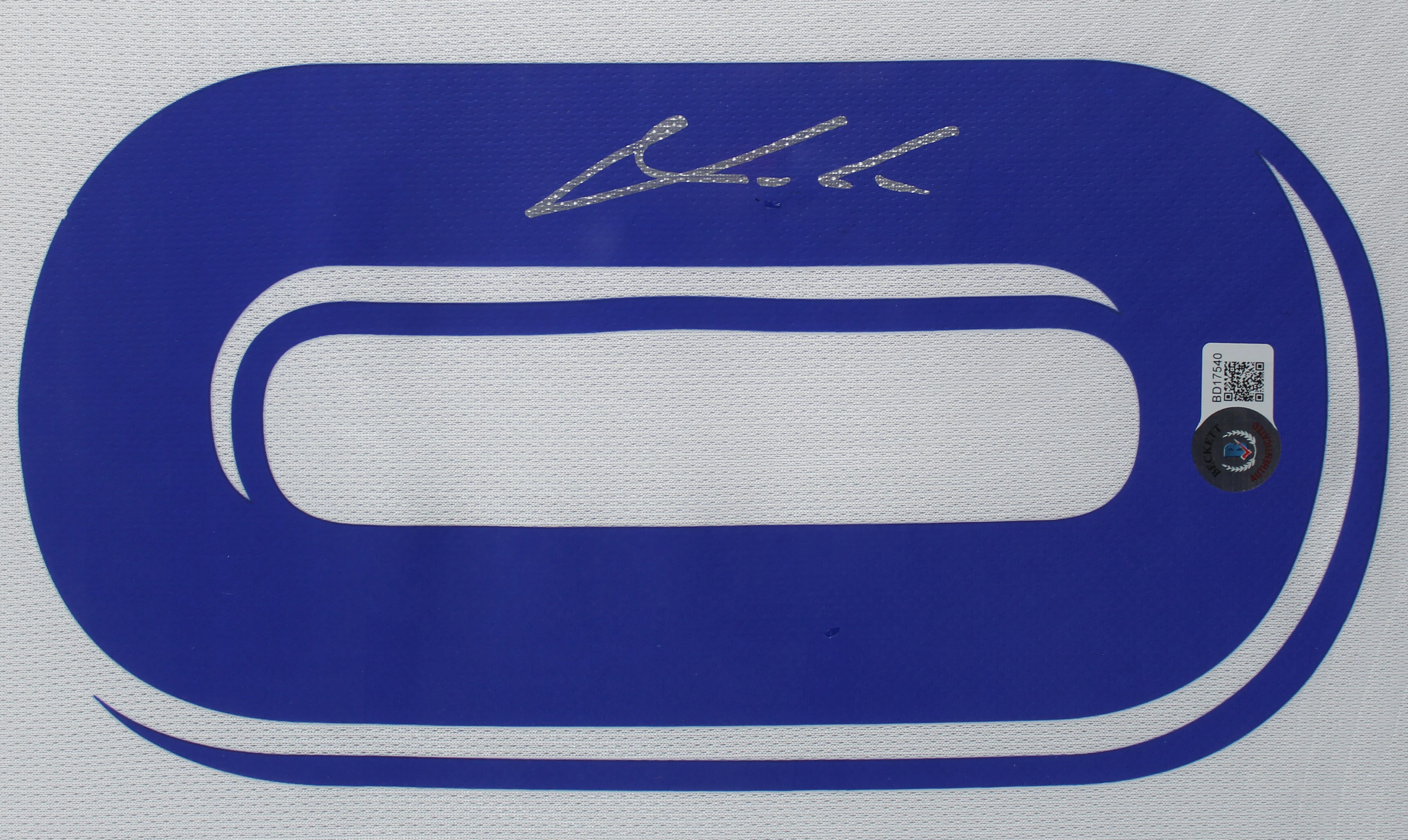 Real Madrid Luka Modric Authentic Signed White Adidas Framed Jersey BAS - Image 3