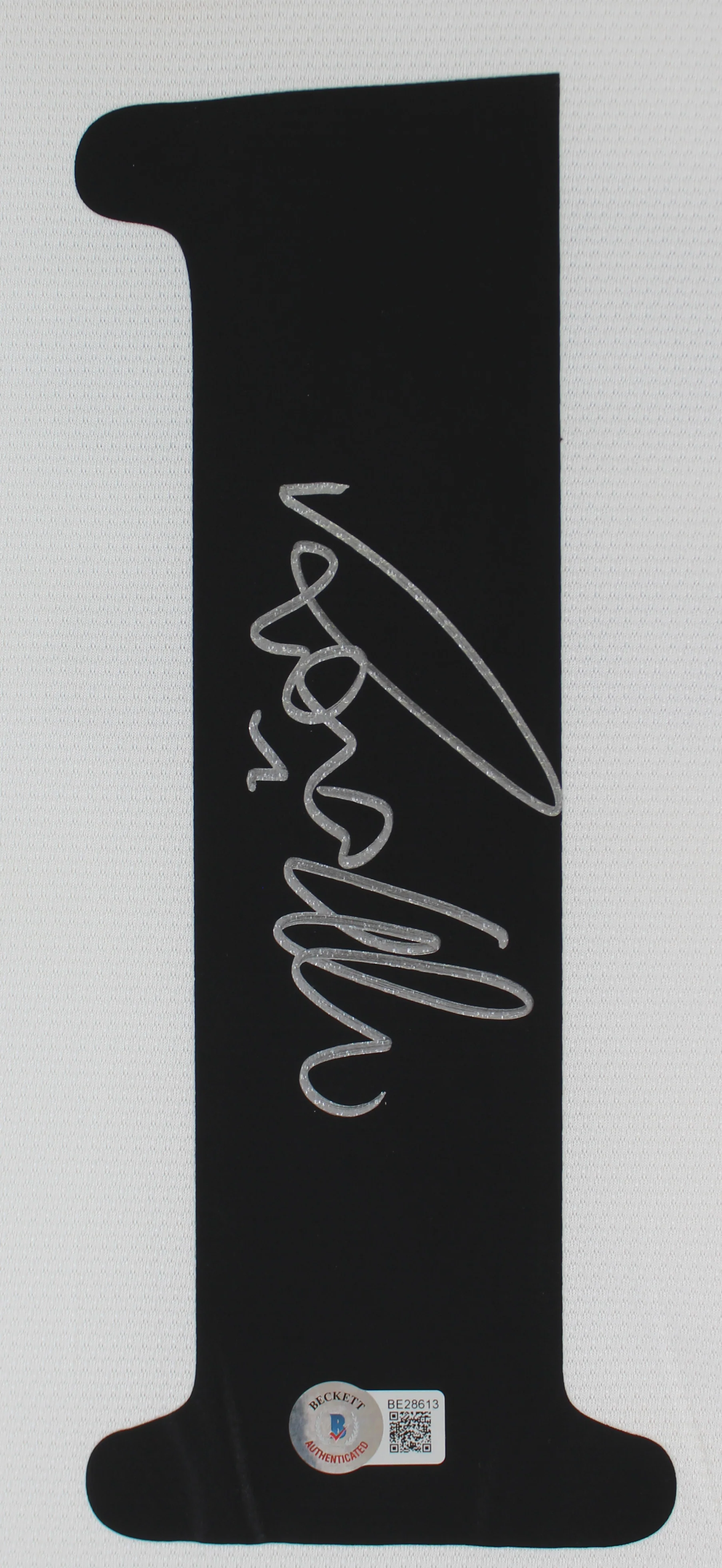 Real Madrid Ronaldo Nazario Signed White 1902-2002 Centennial Jersey BAS - Image 3