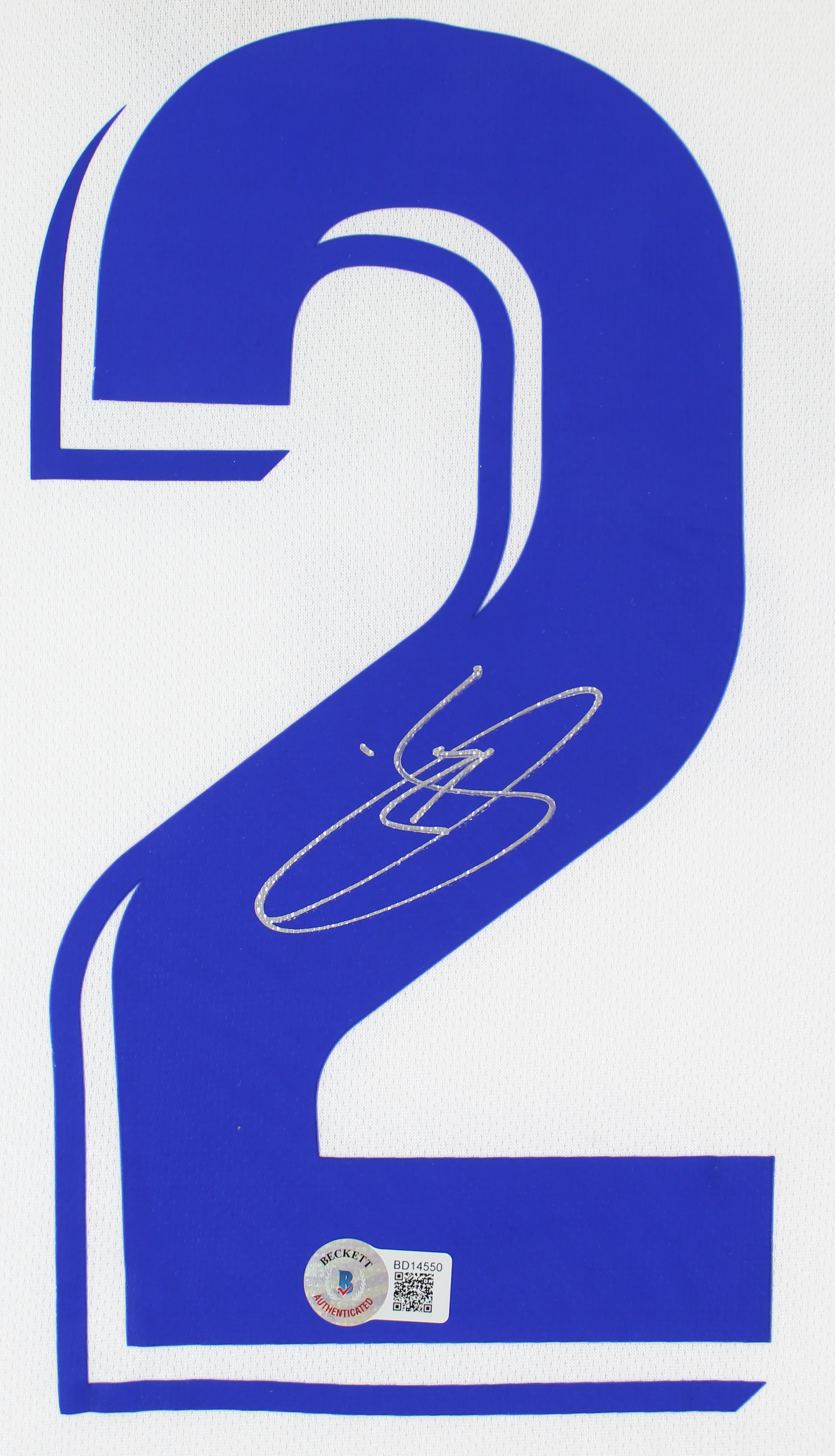 Real Madrid Vincius Vin Jr. Authentic Signed White Adidas Jersey BAS - Image 3