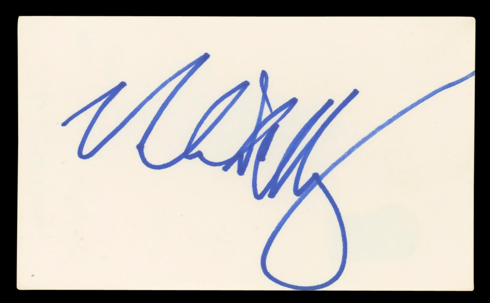Rebecca De Mornay Risky Business Authentic Signed 3x5 Index Card BAS #BL96833 - Image 2