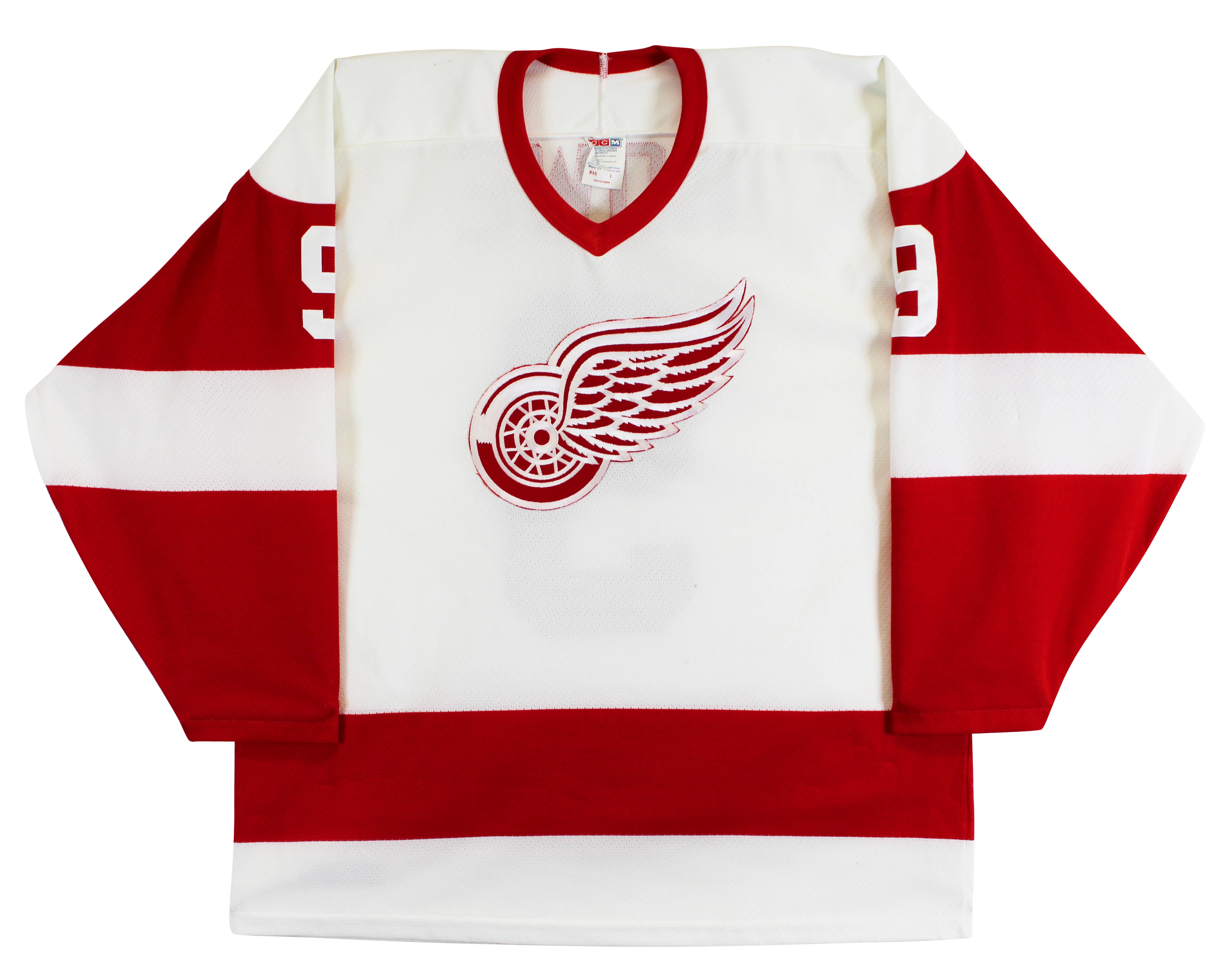 Red Wings Gordie Howe "Mr. Hockey, HOF 1972" Signed White CCM Jersey PSA #Q41382 - Image 6