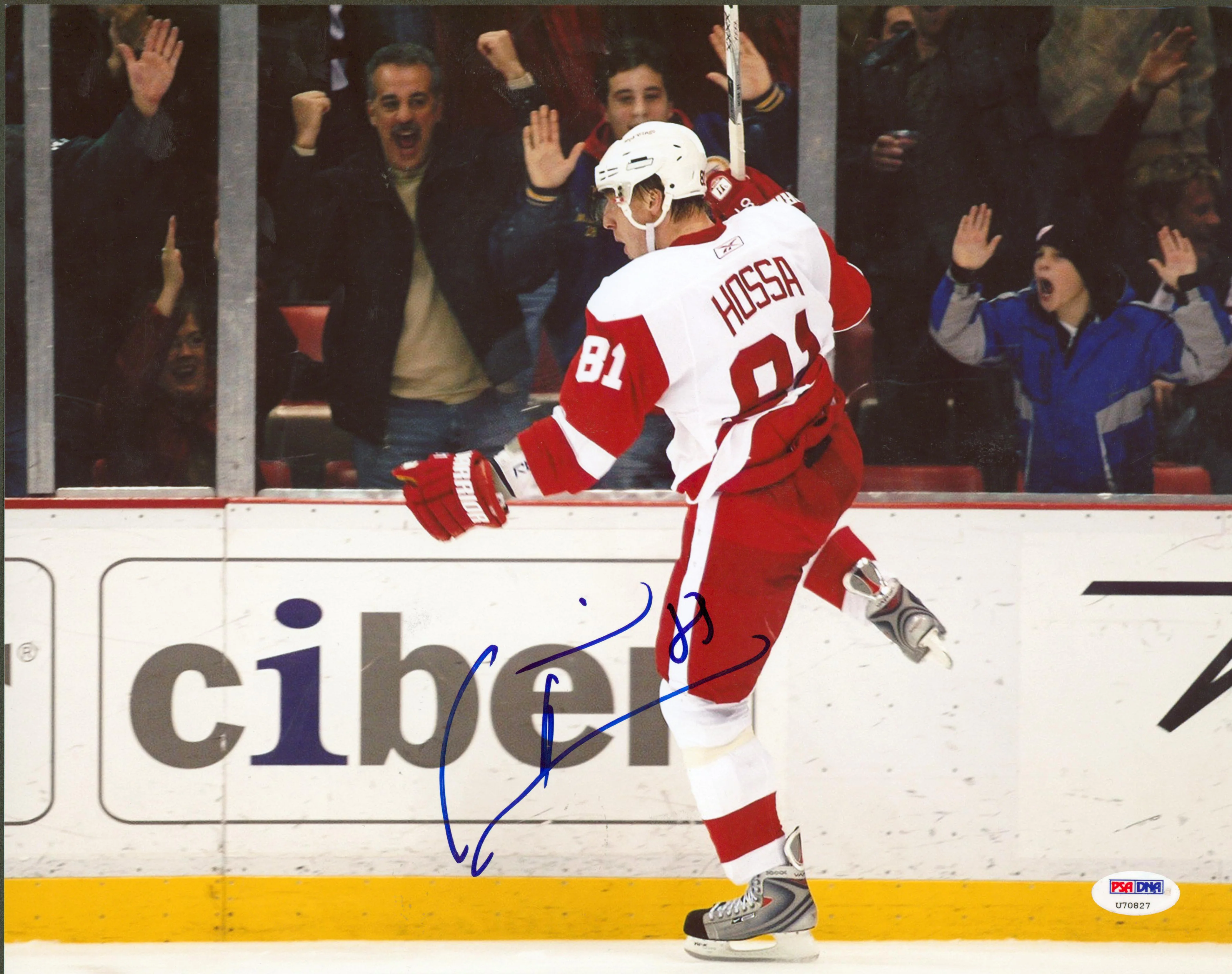 Red Wings Marian Hossa Authentic Signed 11x14 Photo Autographed PSA/DNA #U70827 - Image 2
