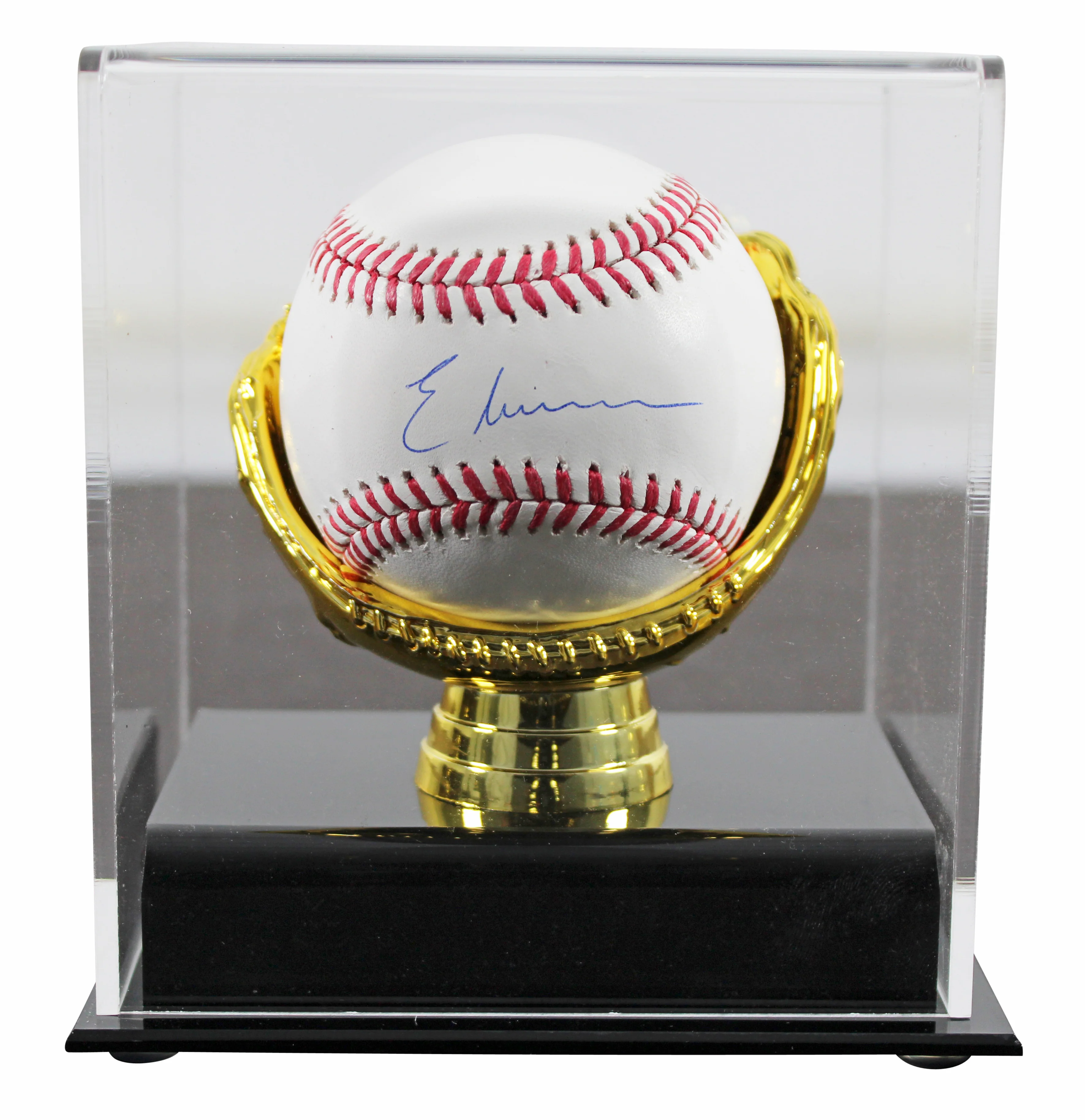 Reds Elly De La Cruz Authentic Signed Oml Baseball Autographed w/ Case BAS - Image 2
