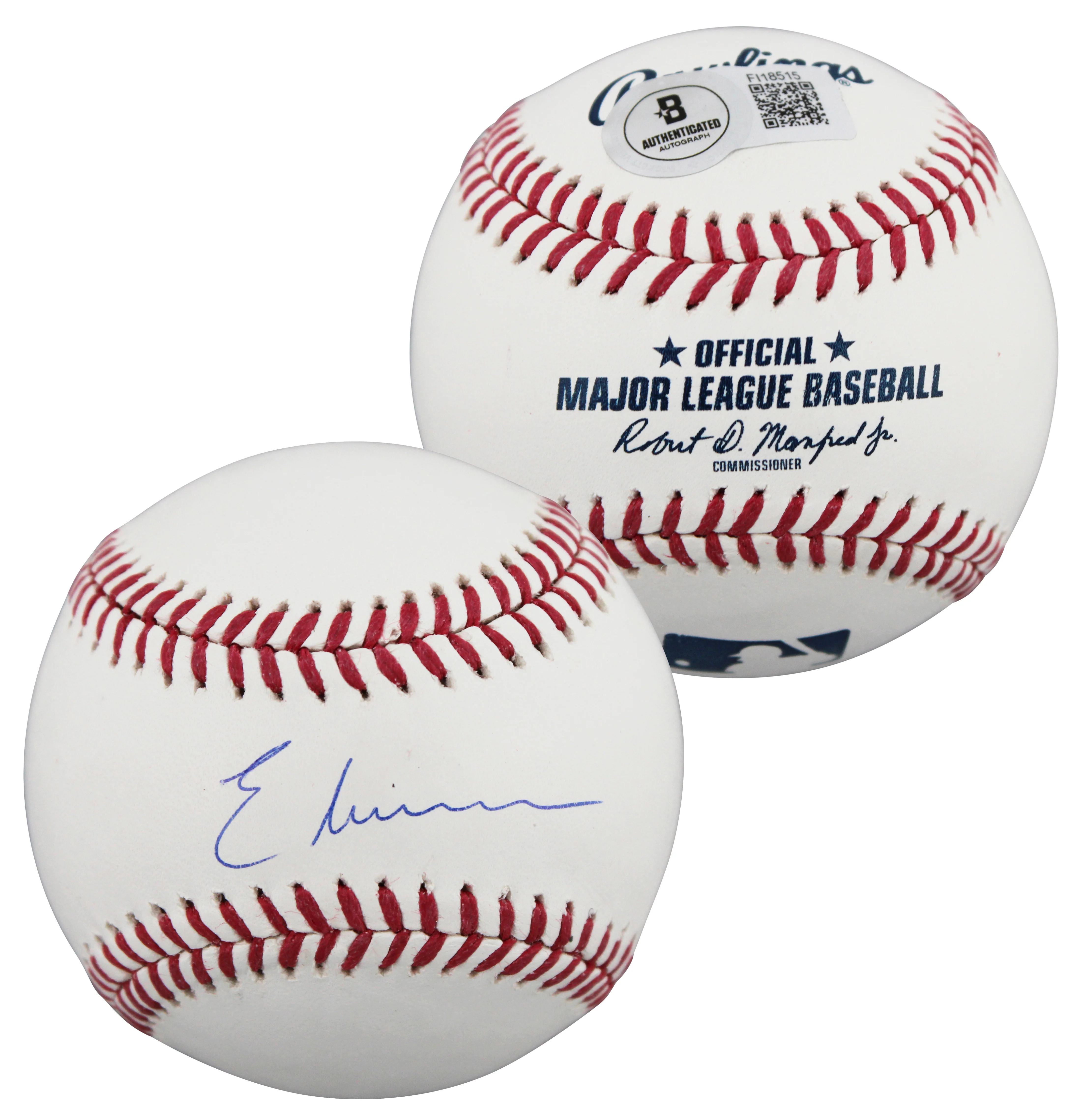 Reds Elly De La Cruz Authentic Signed Oml Baseball Autographed w/ Case BAS - Image 3
