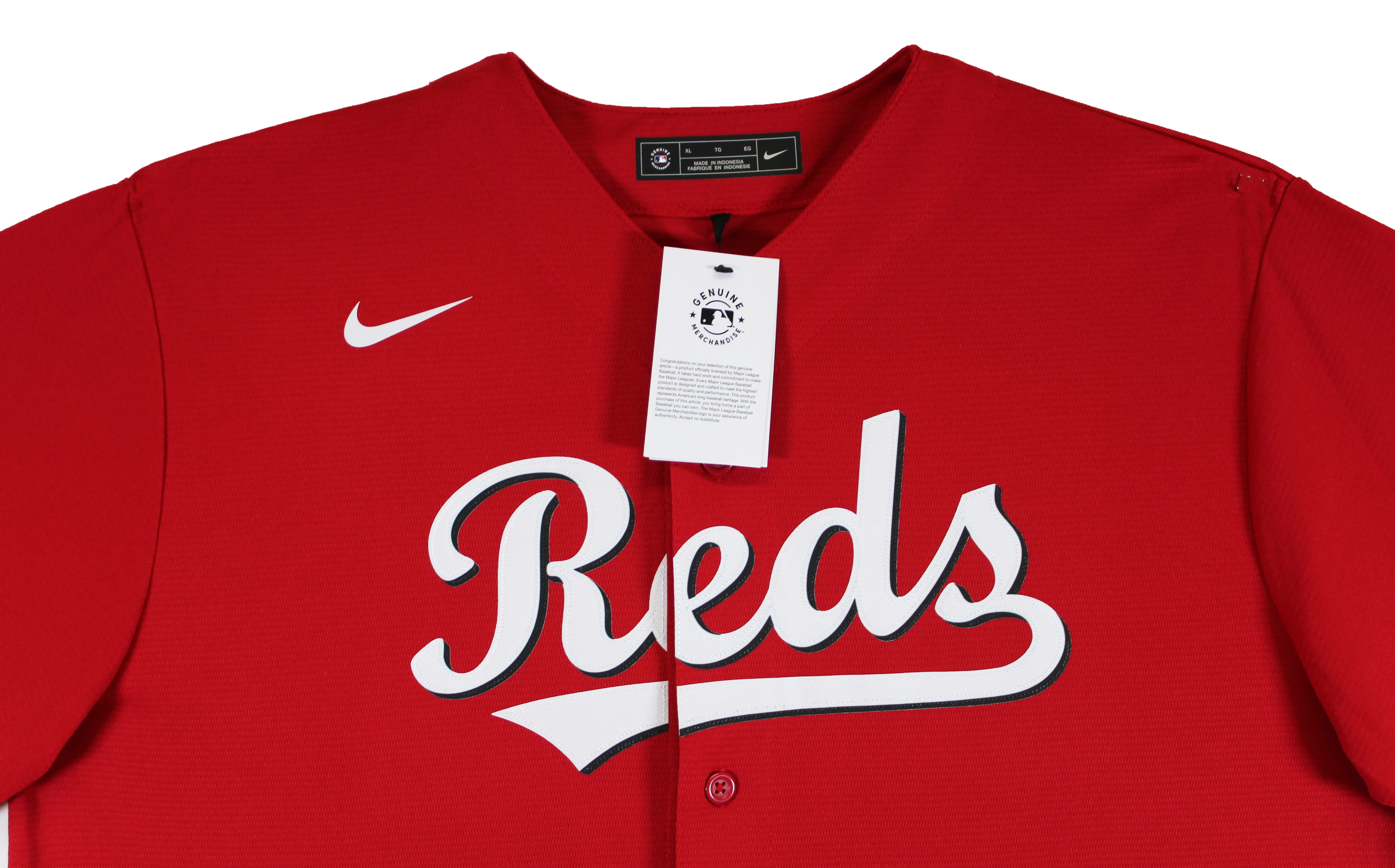 Reds Johnny Bench Authentic Signed Red Majestic Jersey Autographed Fanatics - Image 5