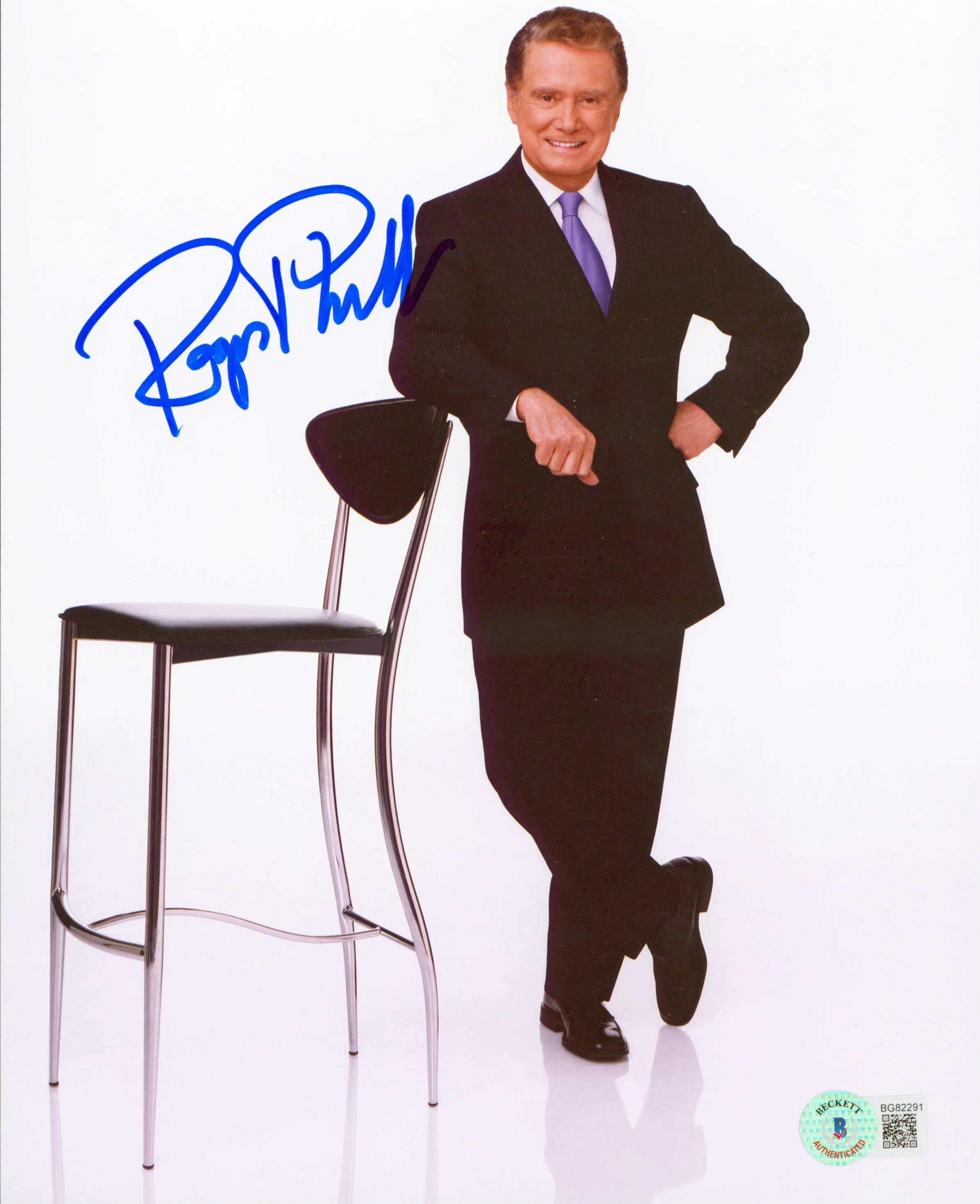Regis Philbin Live With Regis & Kelly Authentic Signed 8x10 Photo BAS #BG82291 - Image 2
