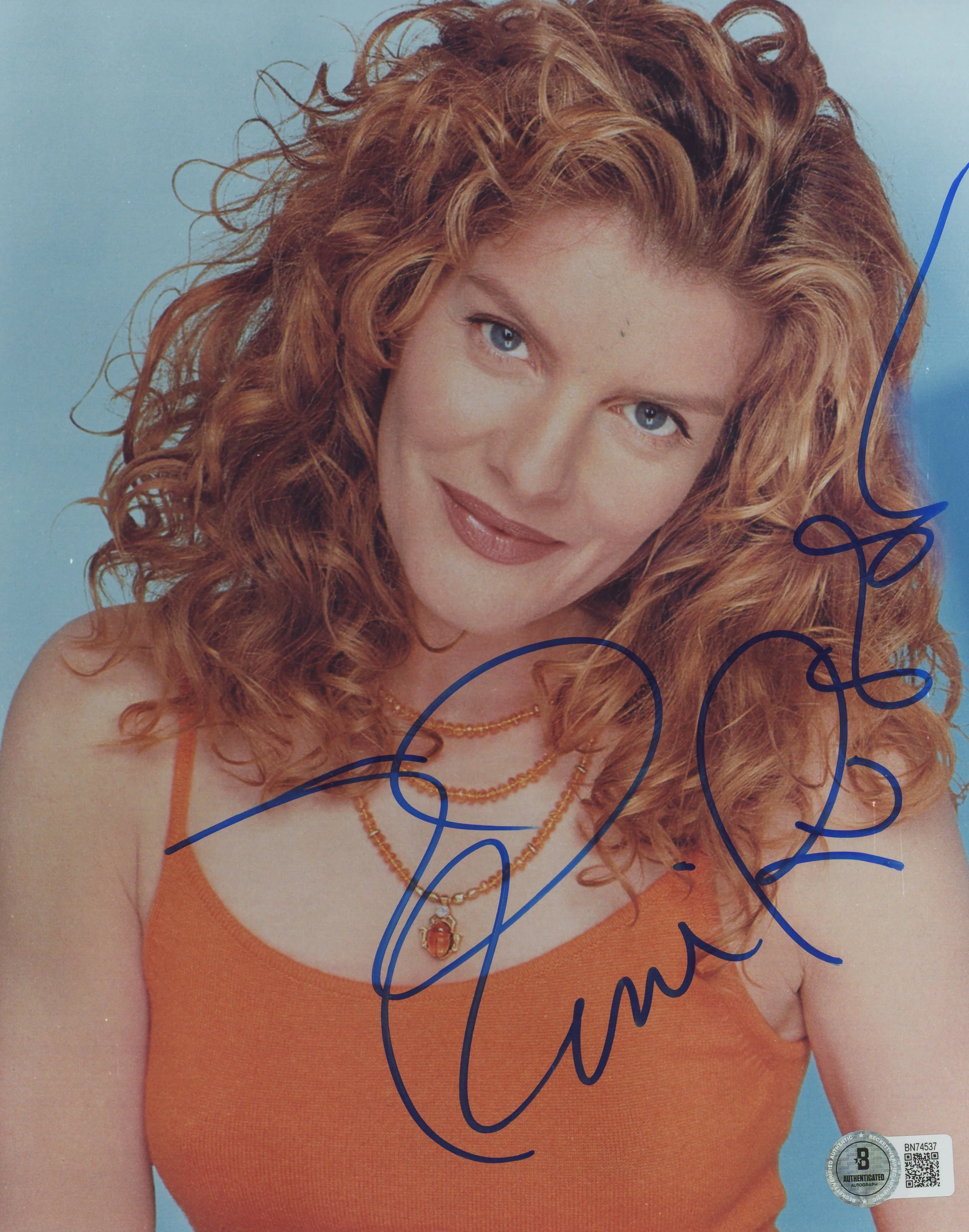 Rene Russo Tin Cup Authentic Signed 8x10 Photo Autographed BAS #BN74537 - Image 2