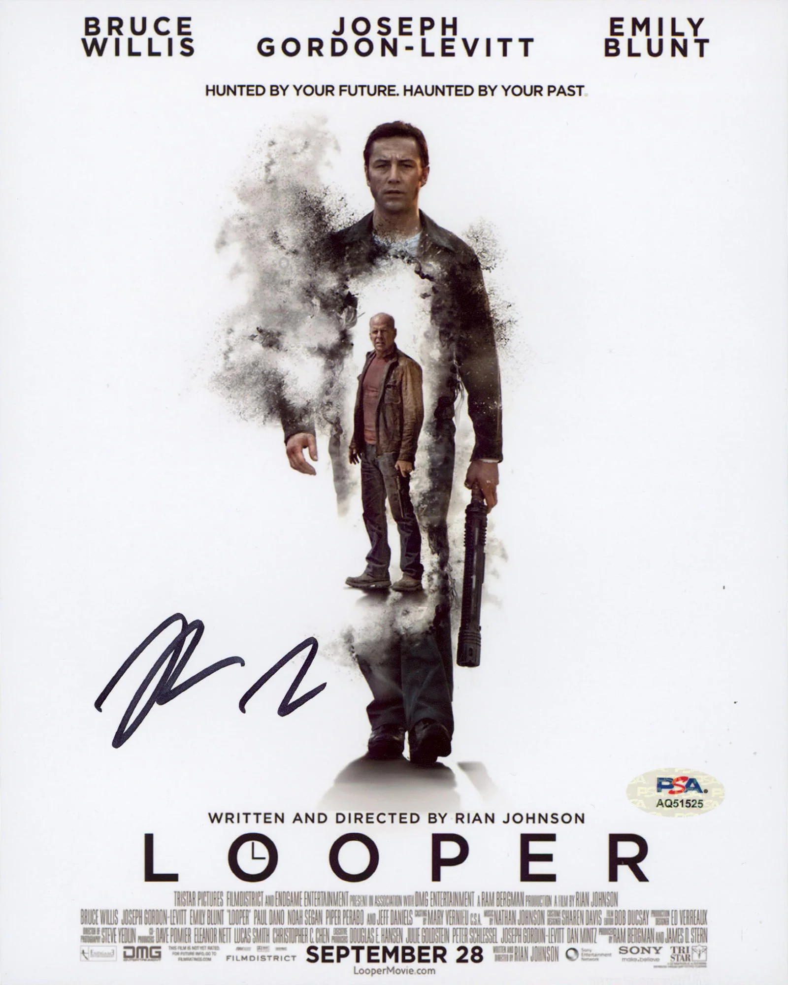 Rian Johnson Looper Authentic Signed 8x10 Vertical Photo PSA/DNA #AQ51525 - Image 2
